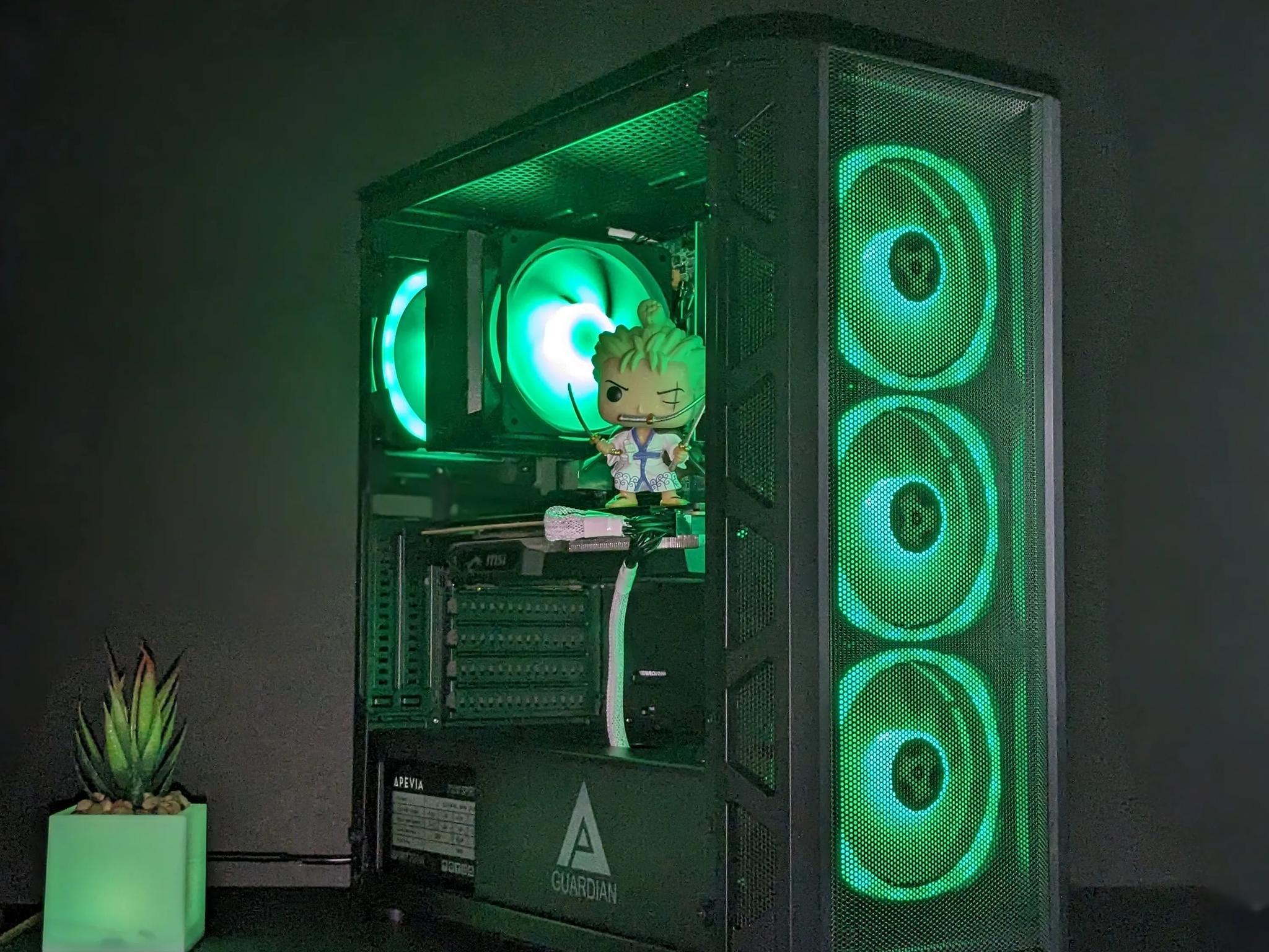 ⚔️🗡️Roronoa Zoro💚⚫️RX 5600XT⚫️ I5-8600@4.1GHz(6-Cores)⚫️16GB DDR4⚫️1TB PCIE NVMe⚫️Windows 11 Pro