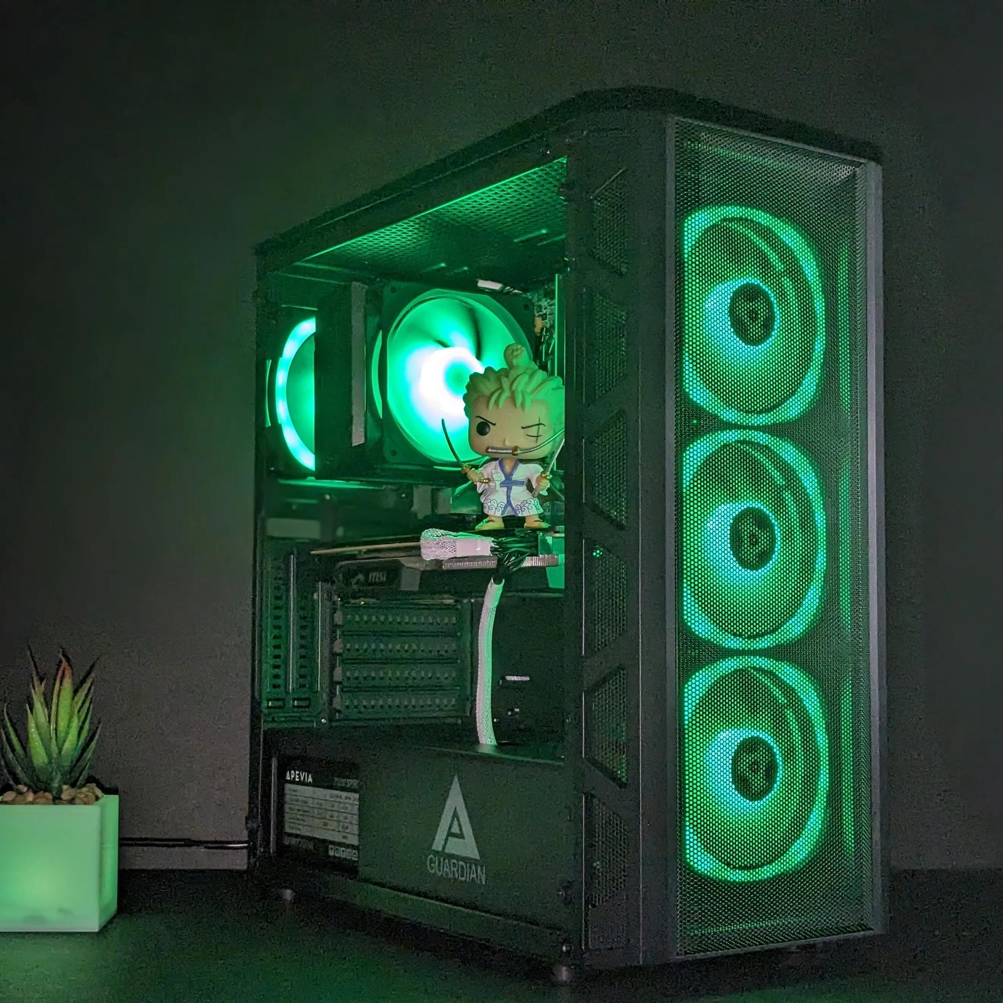 ⚔️🗡️Roronoa Zoro💚⚫️RX 5600XT⚫️ I5-8600@4.1GHz(6-Cores)⚫️16GB DDR4⚫️1TB PCIE NVMe⚫️Windows 11 Pro
