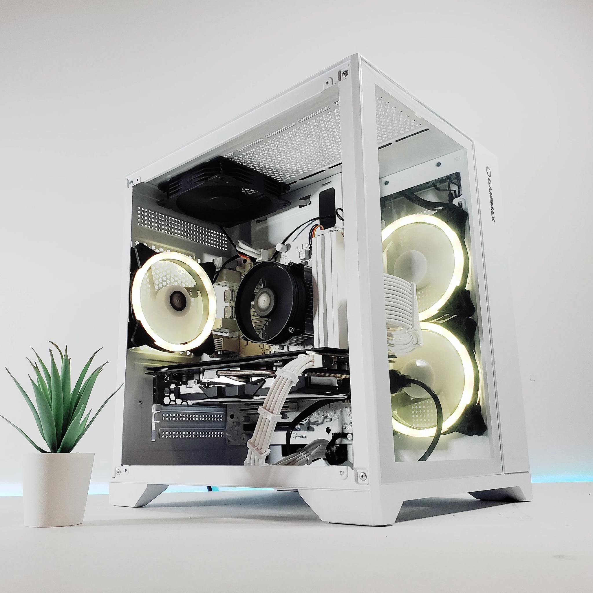 i7 Value Gaming PC | ⚙️RX580 | All White✨ |