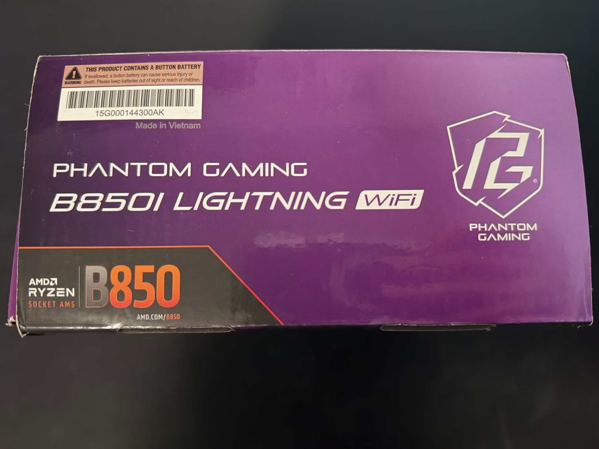 ASRock B850I Lightning WiFi AM5 Motherboard AMD B850 SATA 6Gb/S Mini ITX
