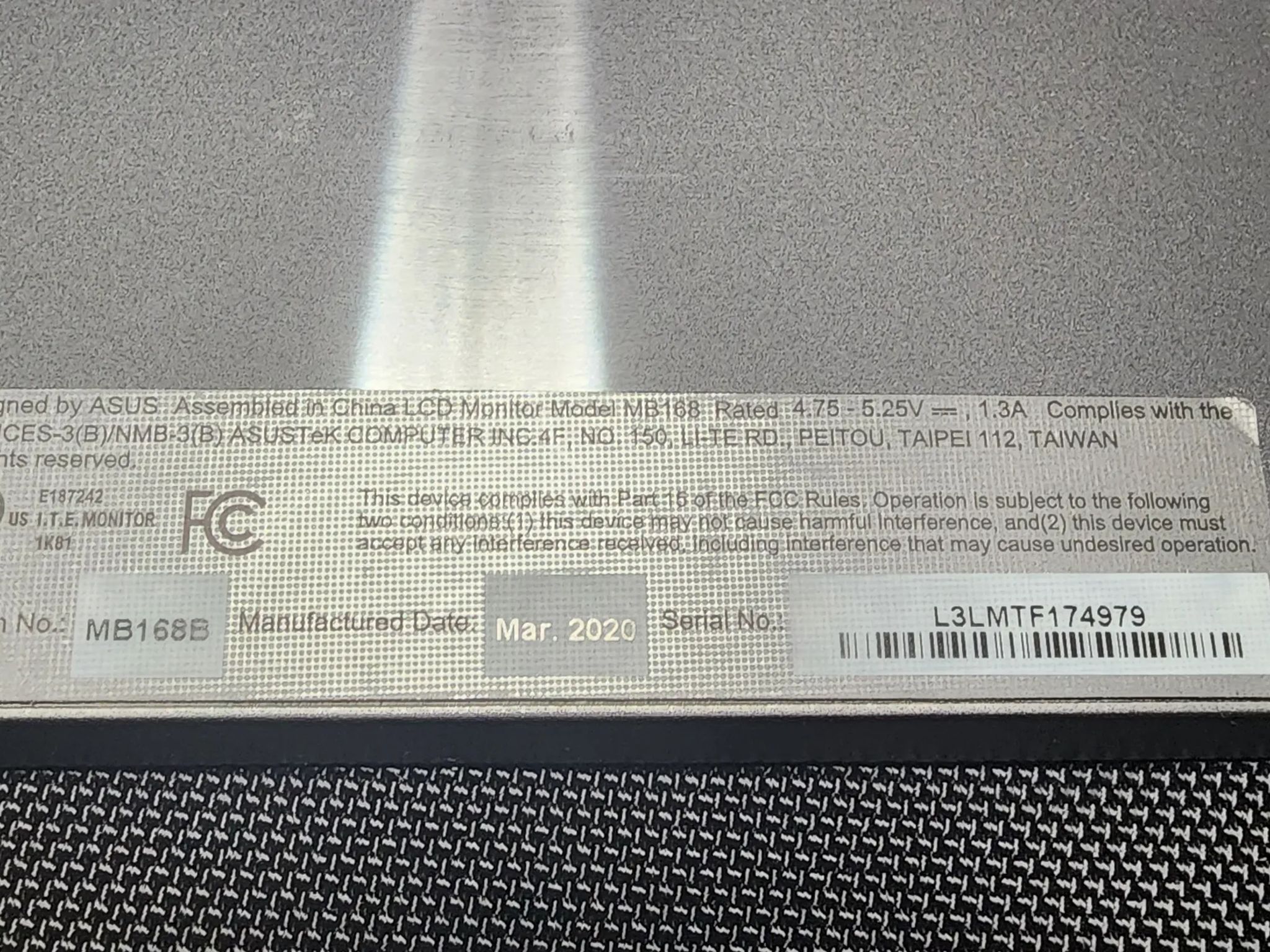 Asus Portable Monitor