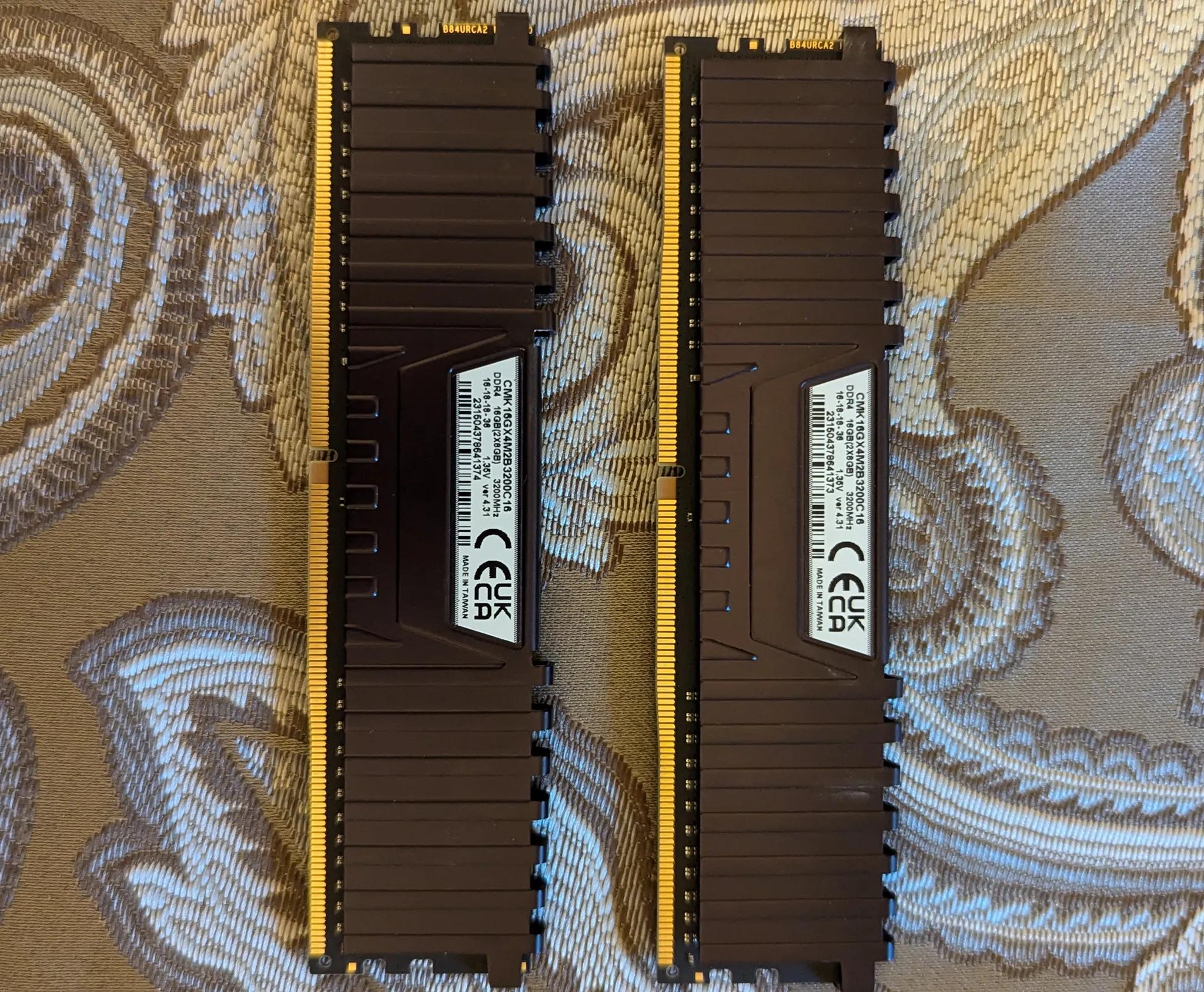 ddr4 ram 6 8 GB sticks
