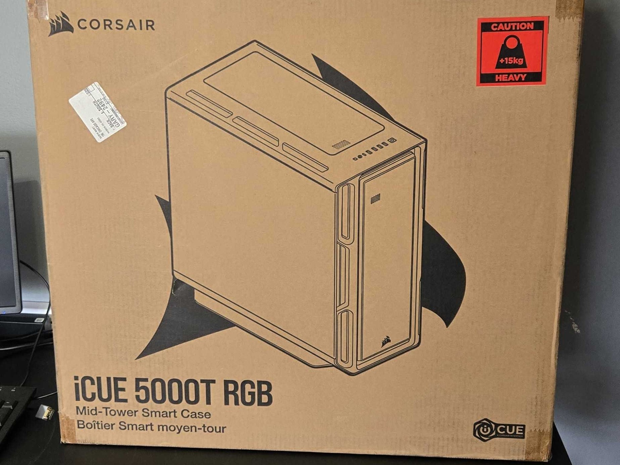 Corsair ICUE 5000T RGB - White/Grey