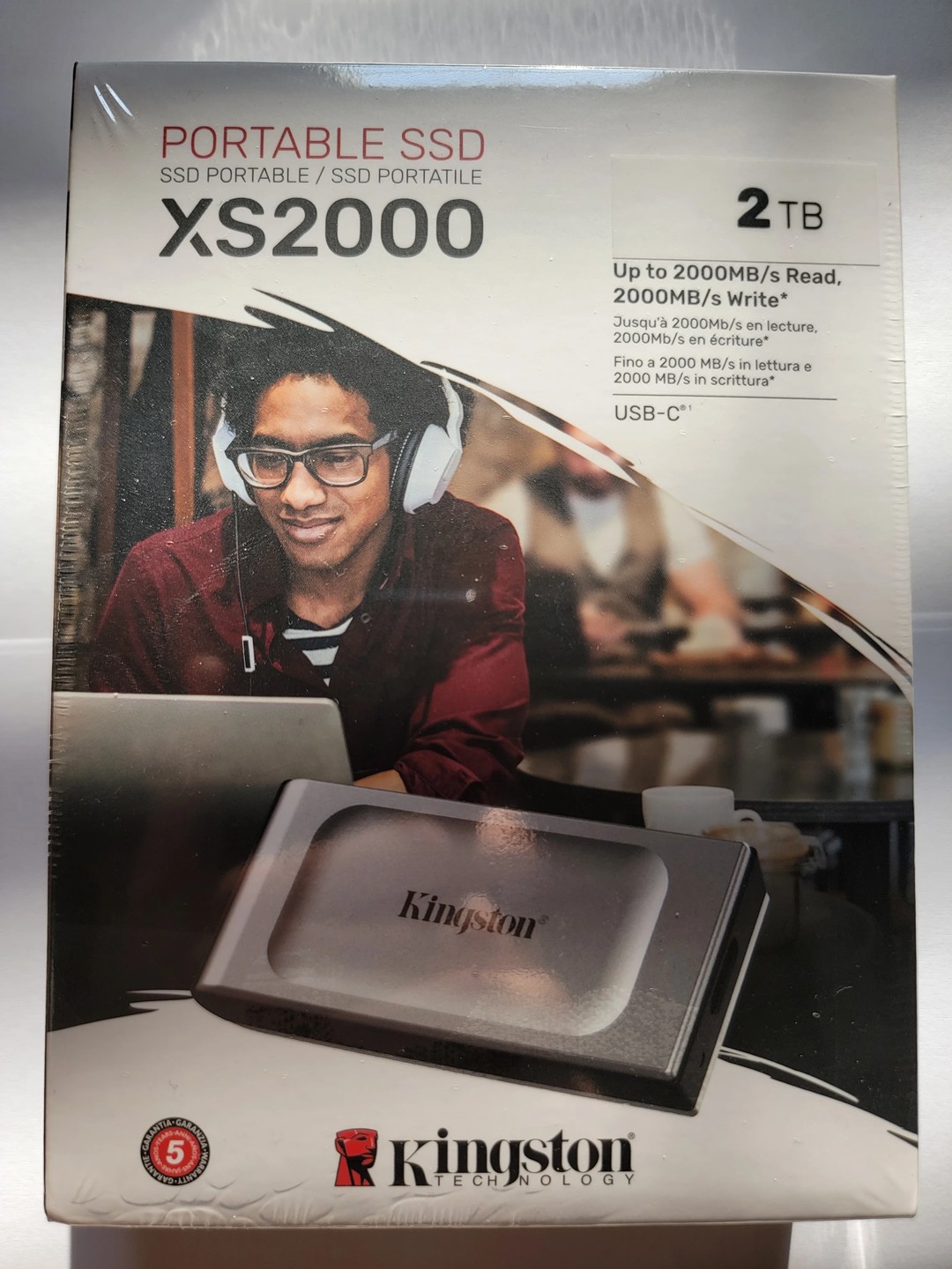 Kingston XS2000 2TB External SSD USB Type-C 3.2 Gen 2x2 2000MB/s Brand ...