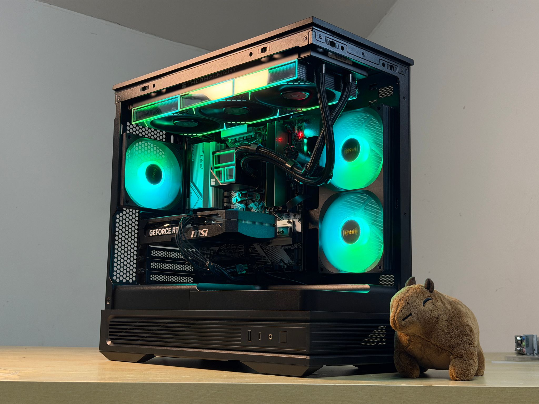 FREE SHIP | Ryzen 5 9600x | RTX 5060 TI | 16gb DDR5 | 1TB NVME SSD | 🖤 Black Gaming PC 🖤 Wifi+Bt
