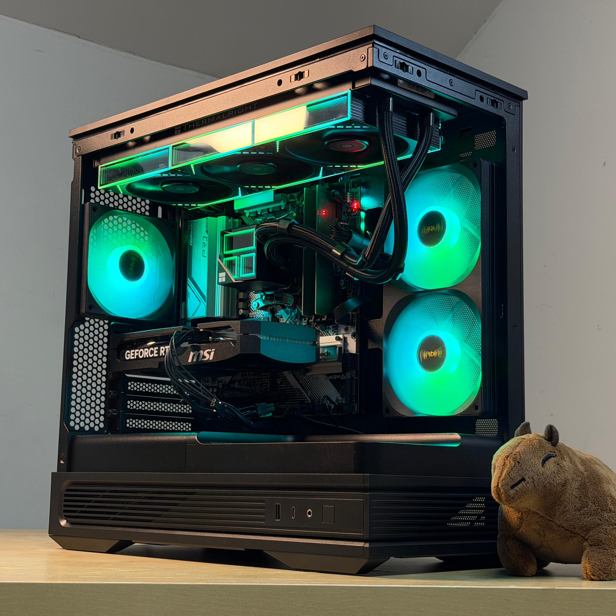 FREE SHIP | Ryzen 5 9600x | RTX 5060 TI | 16gb DDR5 | 1TB NVME SSD | 🖤 Black Gaming PC 🖤 Wifi+Bt