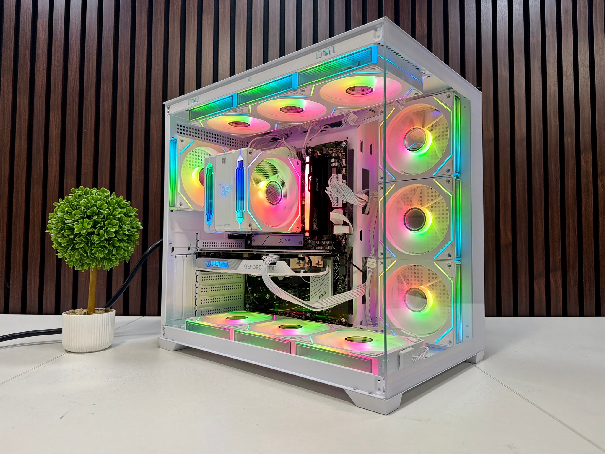 RTX 4070 Super | Ryzen 9600X | 16GB DDR5 | 1TB M.2 | 850 Watt Gold PSU | LCD AIO