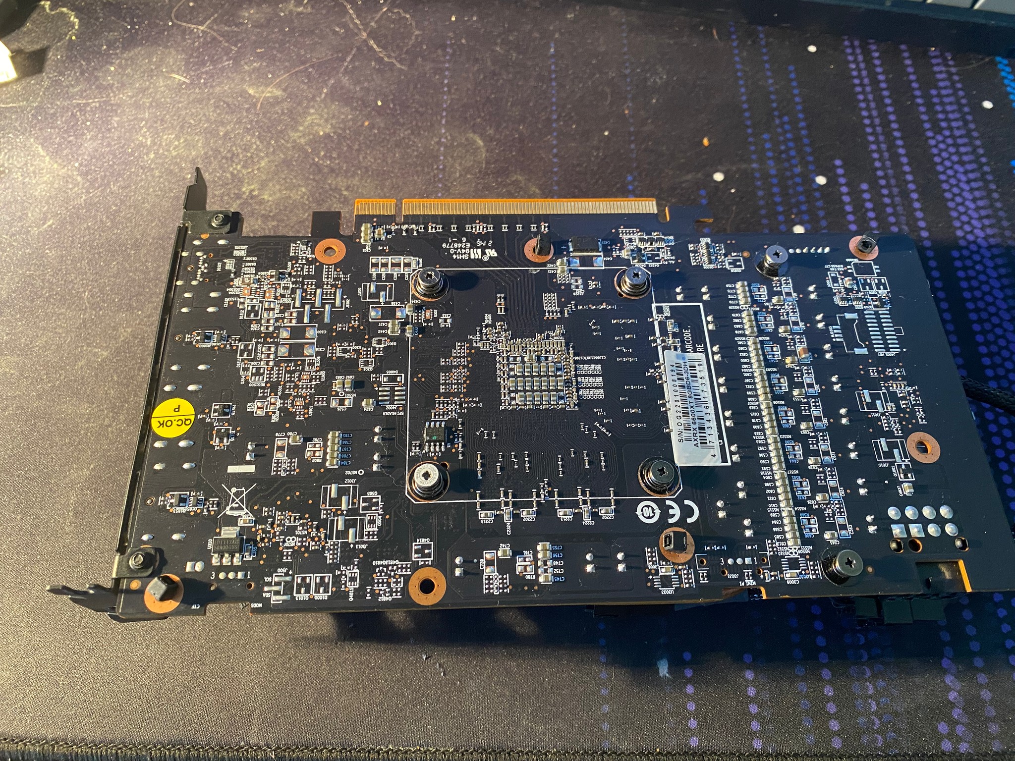 Deshrouded PowerColor Fighter RX 6600 XT Ugly but functional