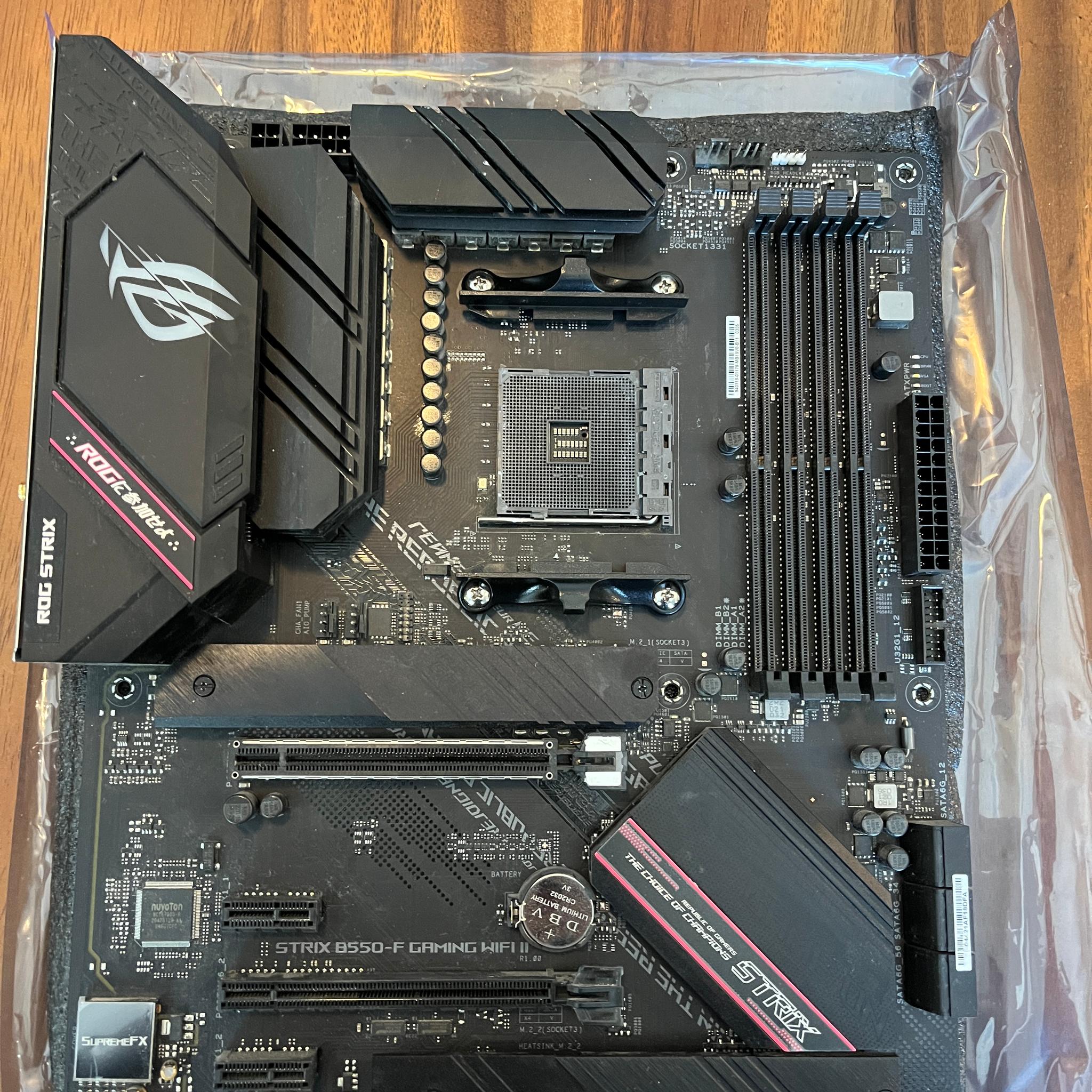 ASUS ROG STRIX B550-F GAMING WIFI II AM4 AMD SATA 6Gb/s ATX AMD Motherboard
