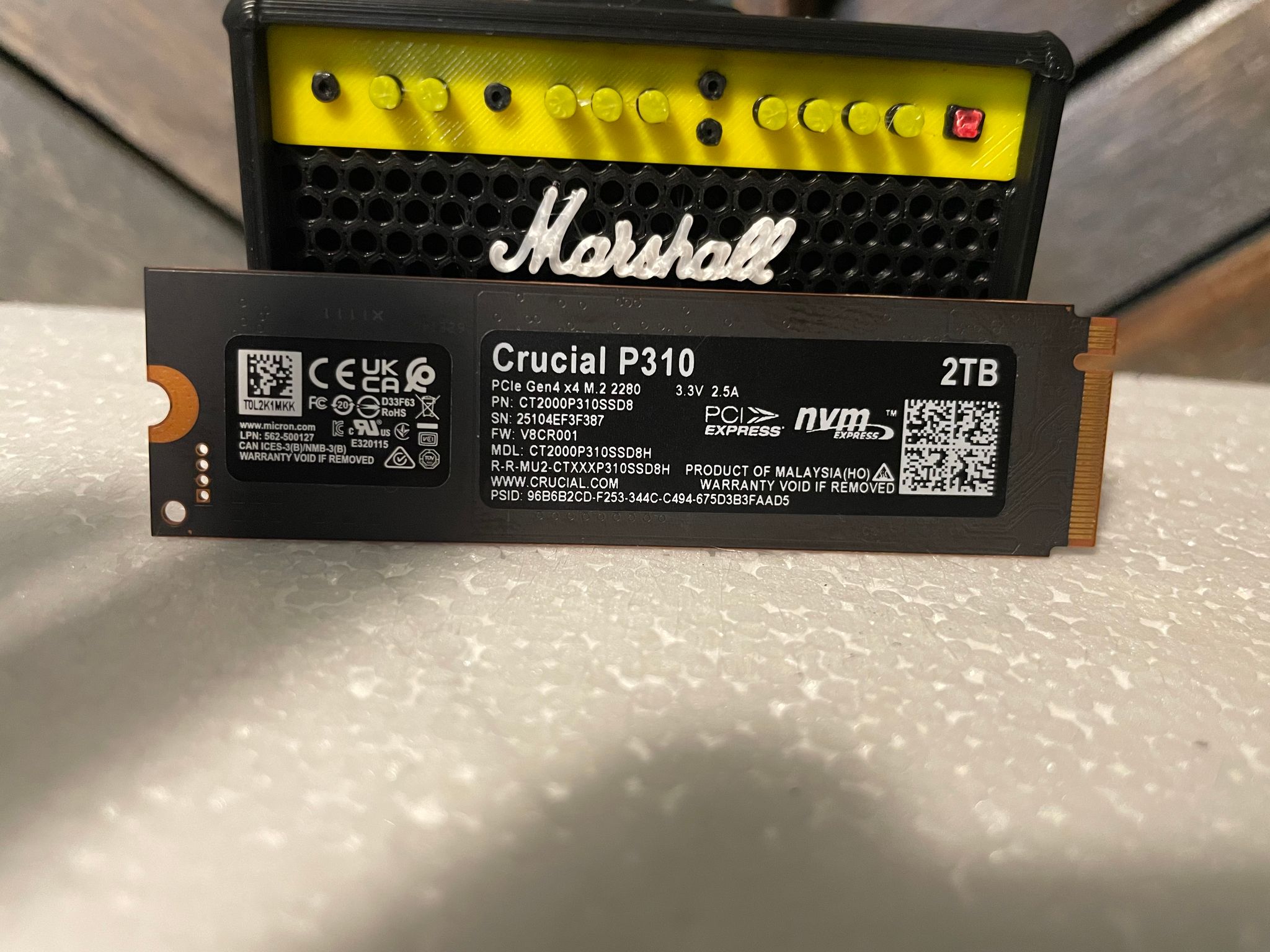 Crucial P310 2TB - PCIe Gen 4 x4 - M.2 2280