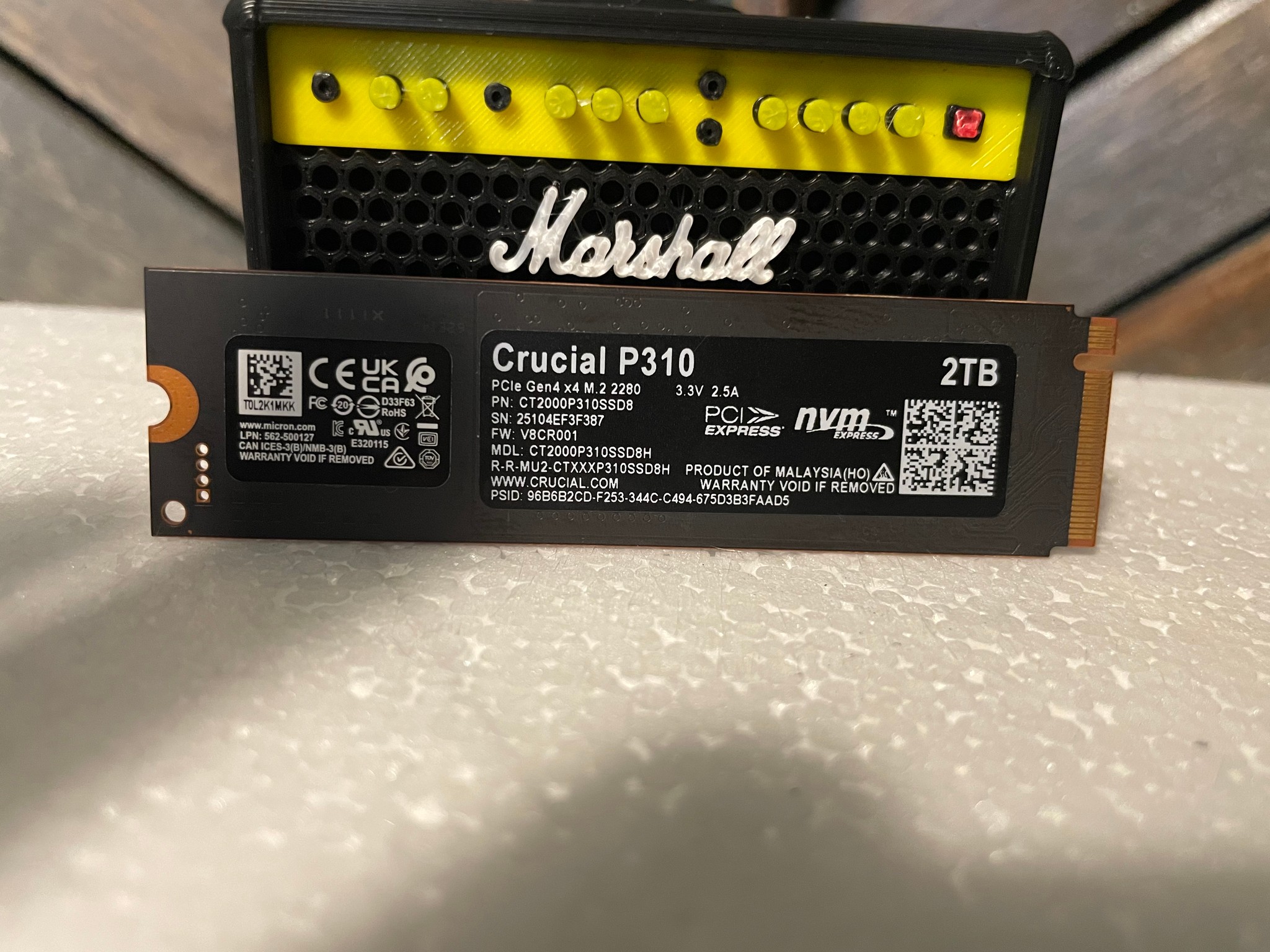 Crucial P310 2TB - PCIe Gen 4 x4 - M.2 2280