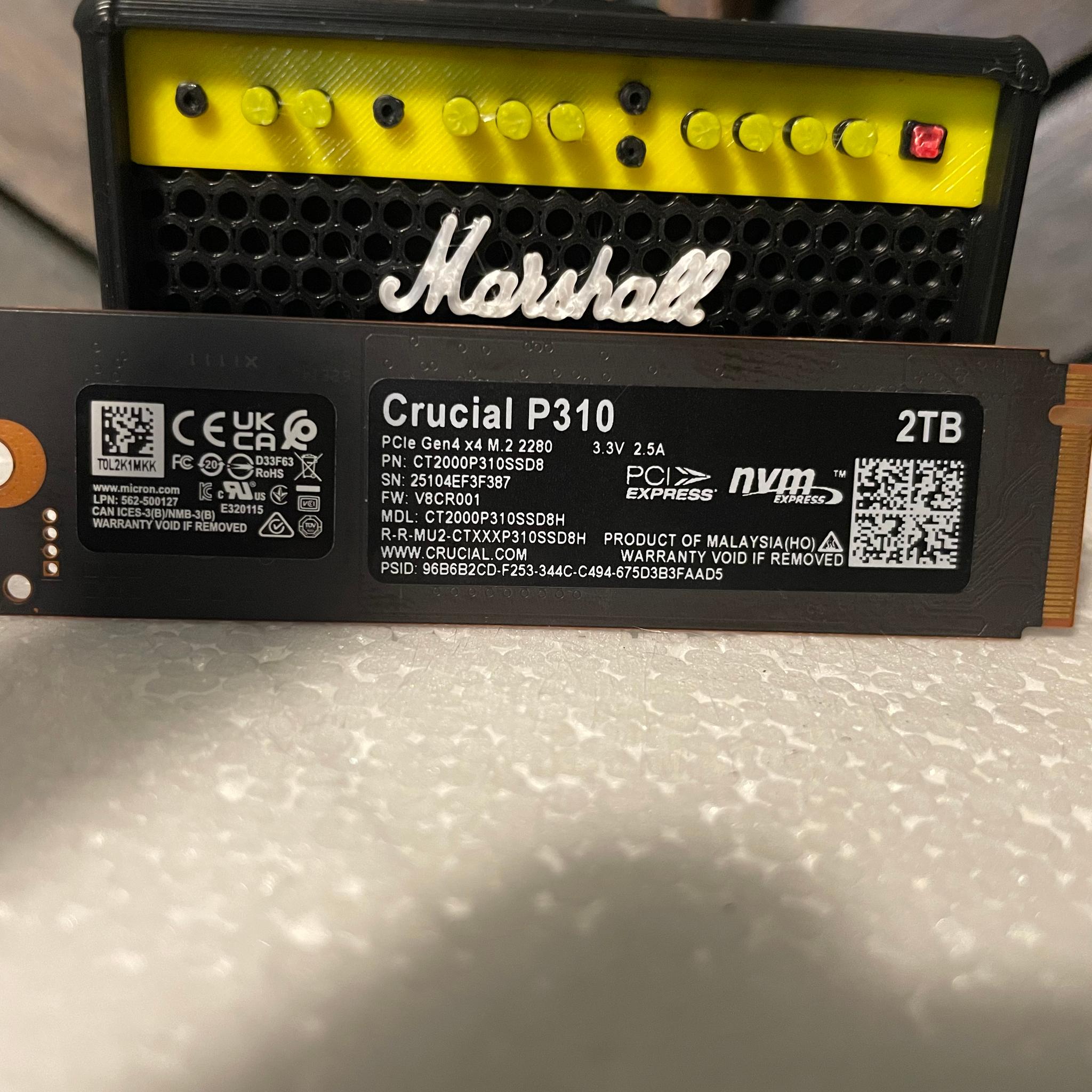 Crucial P310 2TB - PCIe Gen 4 x4 - M.2 2280