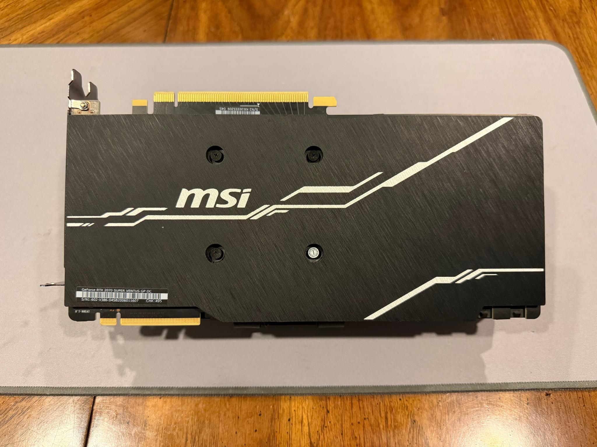 Tested MSI GeForce RTX 2070 Super Ventus GP OC 8GB