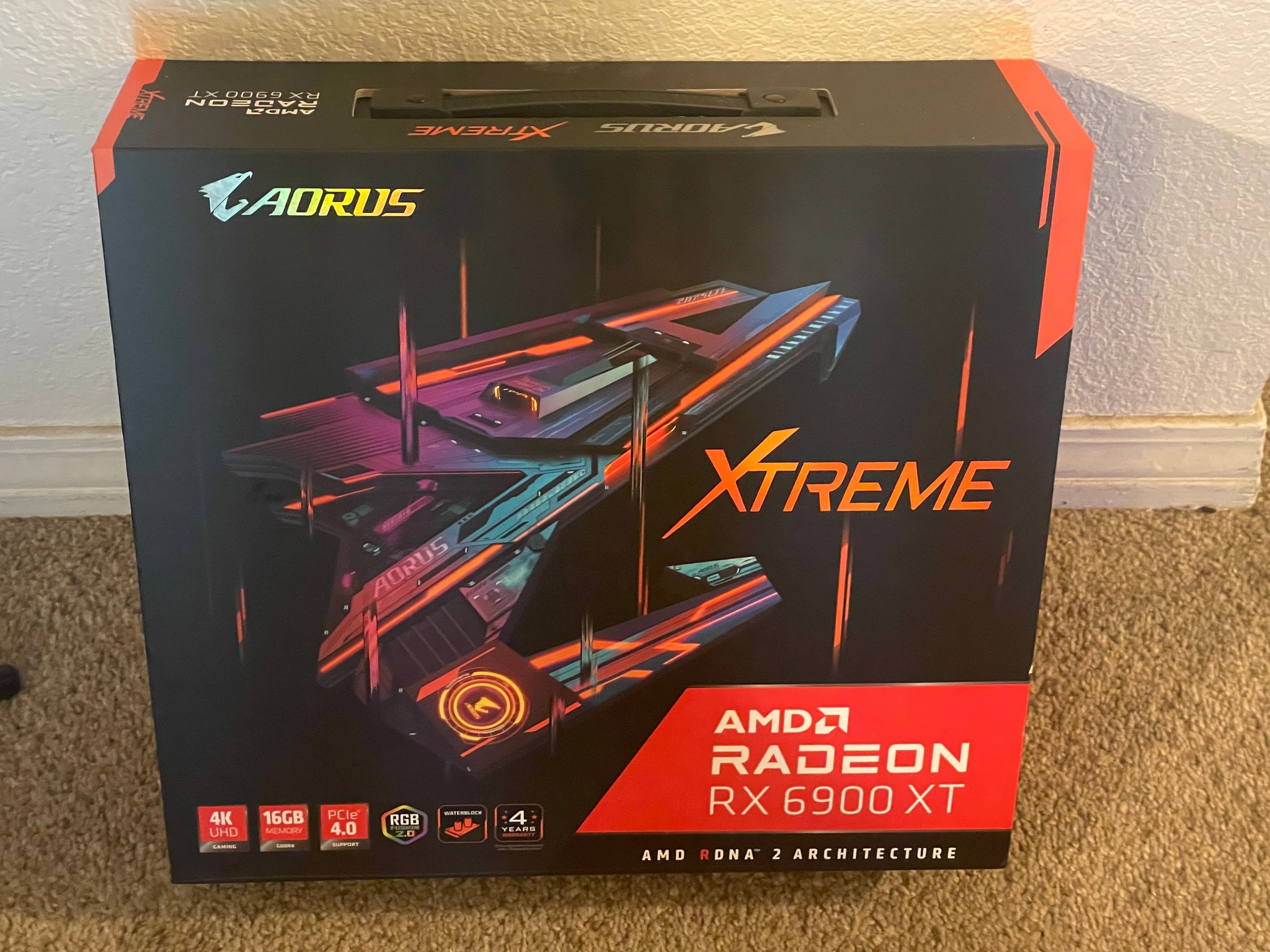 GIGABYTE AORUS Radeon RX 6900 XT XTREME WATERFORCE WB 16GB GDDR6