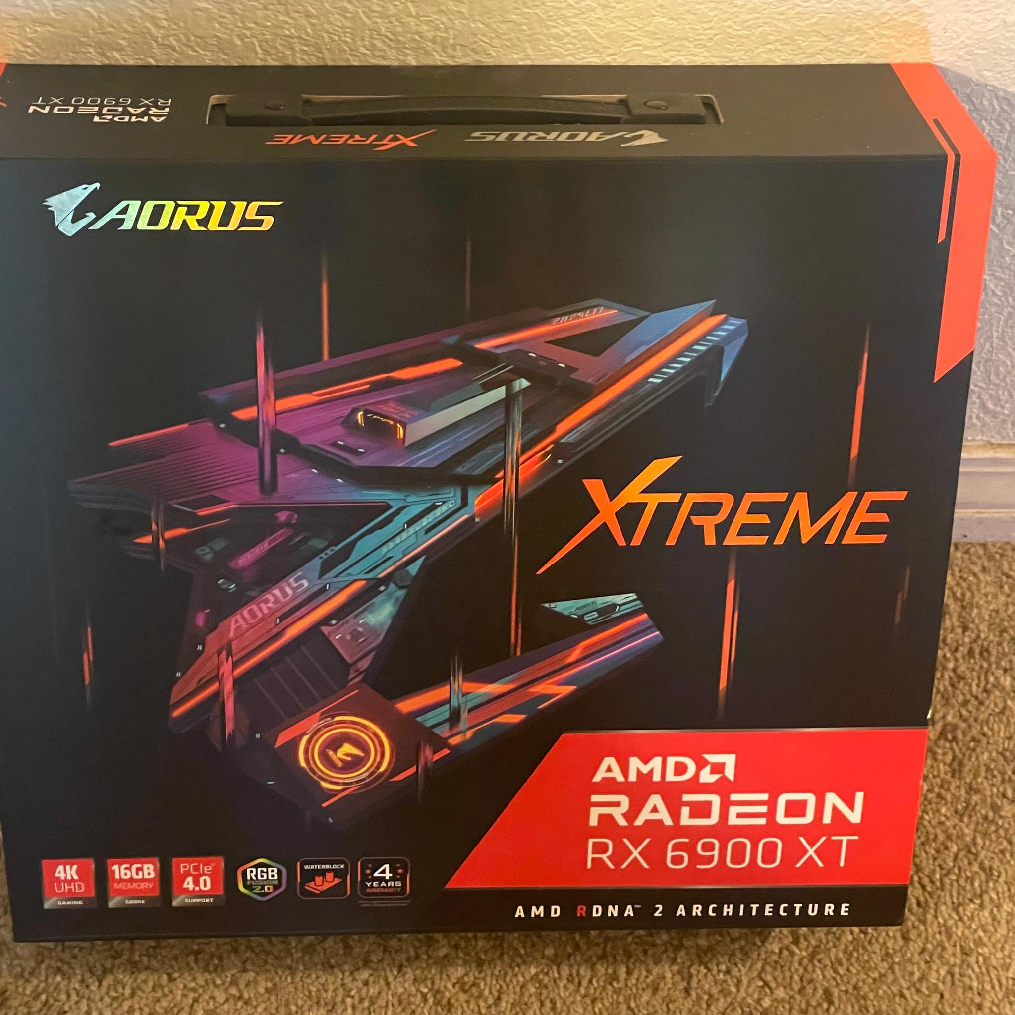 GIGABYTE AORUS Radeon RX 6900 XT XTREME WATERFORCE WB 16GB GDDR6
