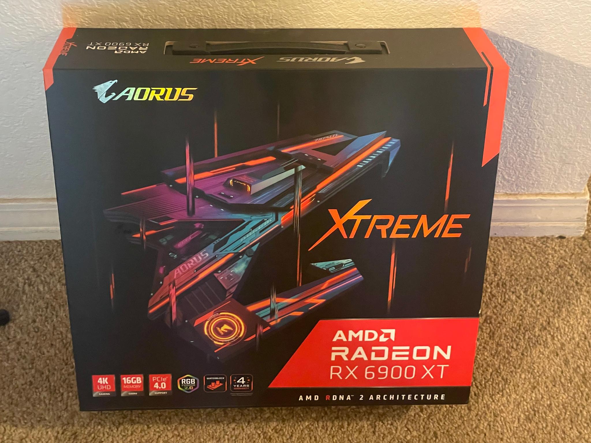 GIGABYTE AORUS Radeon RX 6900 XT XTREME WATERFORCE WB 16GB GDDR6