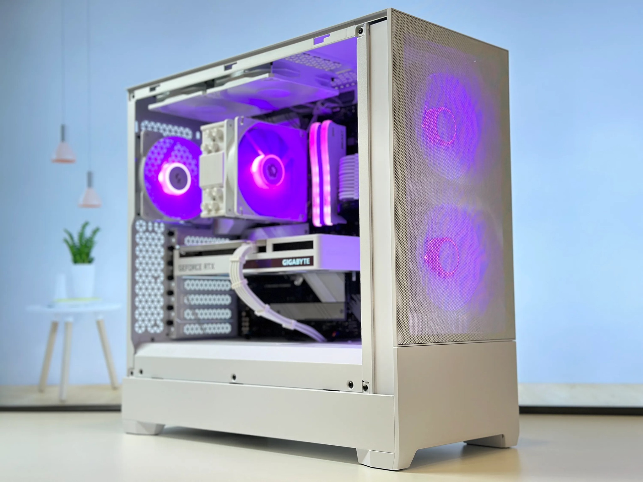 🌨️⚪Whiteout🌨️⚪-Gaming PC-Nvidia RTX 3060 12GB-AMD Ryzen 5 5500-16GB DDR4 -1TB NVME