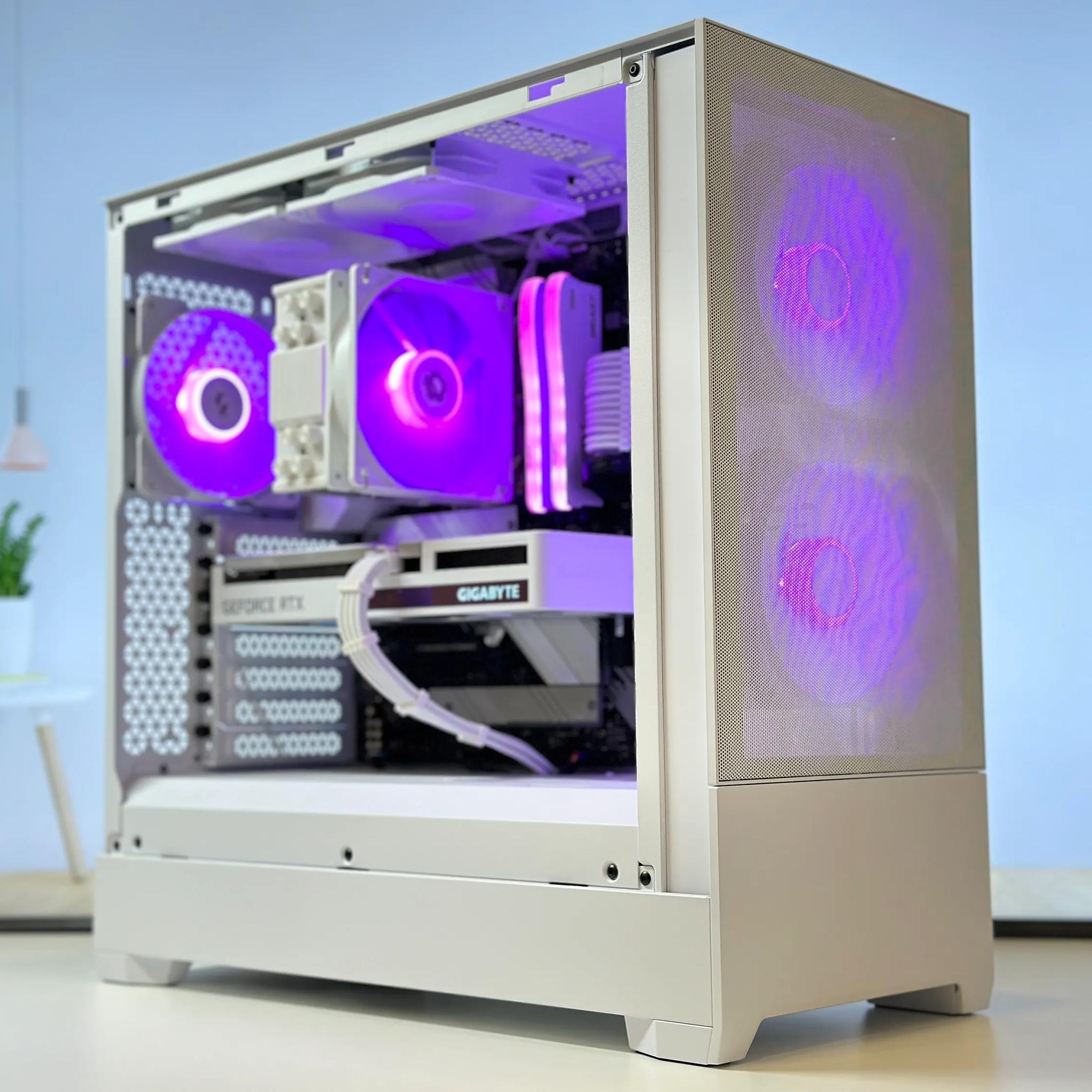 🌨️⚪Whiteout🌨️⚪-Gaming PC-Nvidia RTX 3060 12GB-AMD Ryzen 5 5500-16GB DDR4 -1TB NVME