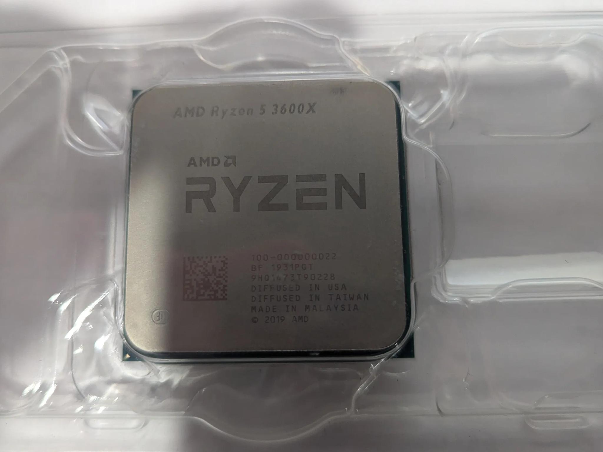 Ryzen 5 3600x with stock cooler