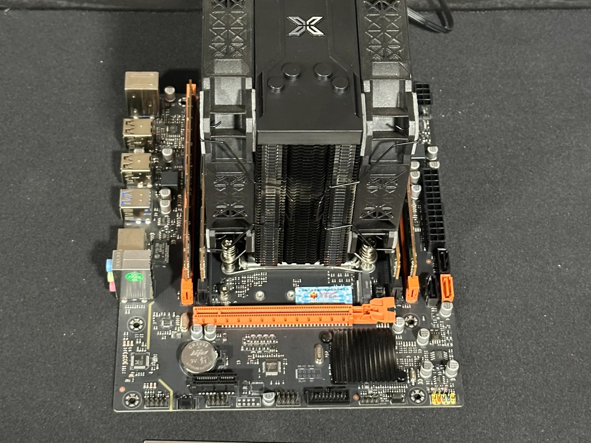Motherboard, CPU, RAM, Cooler Combo