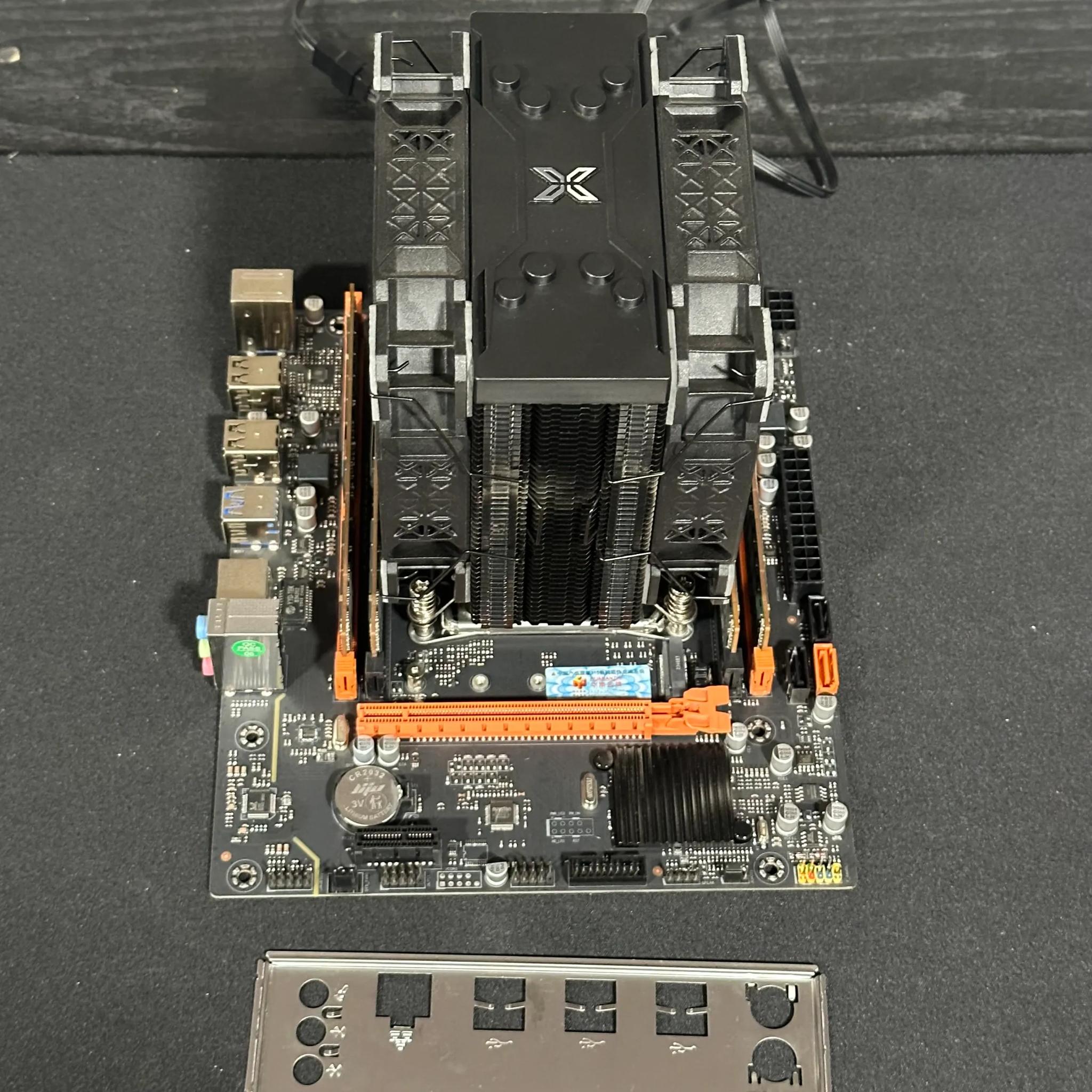 Motherboard, CPU, RAM, Cooler Combo