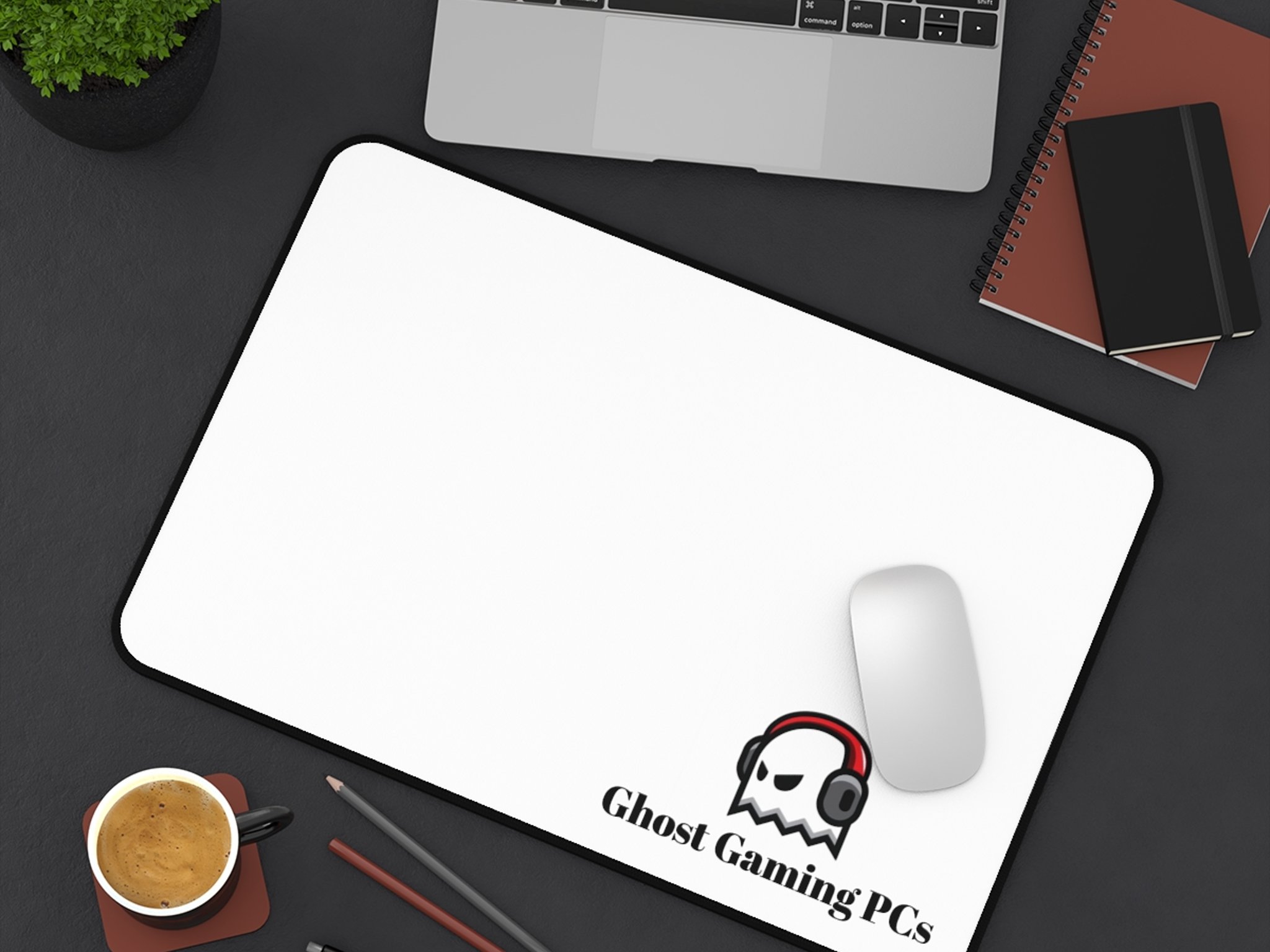 Custom Ghost Gaming PC Mouse pad