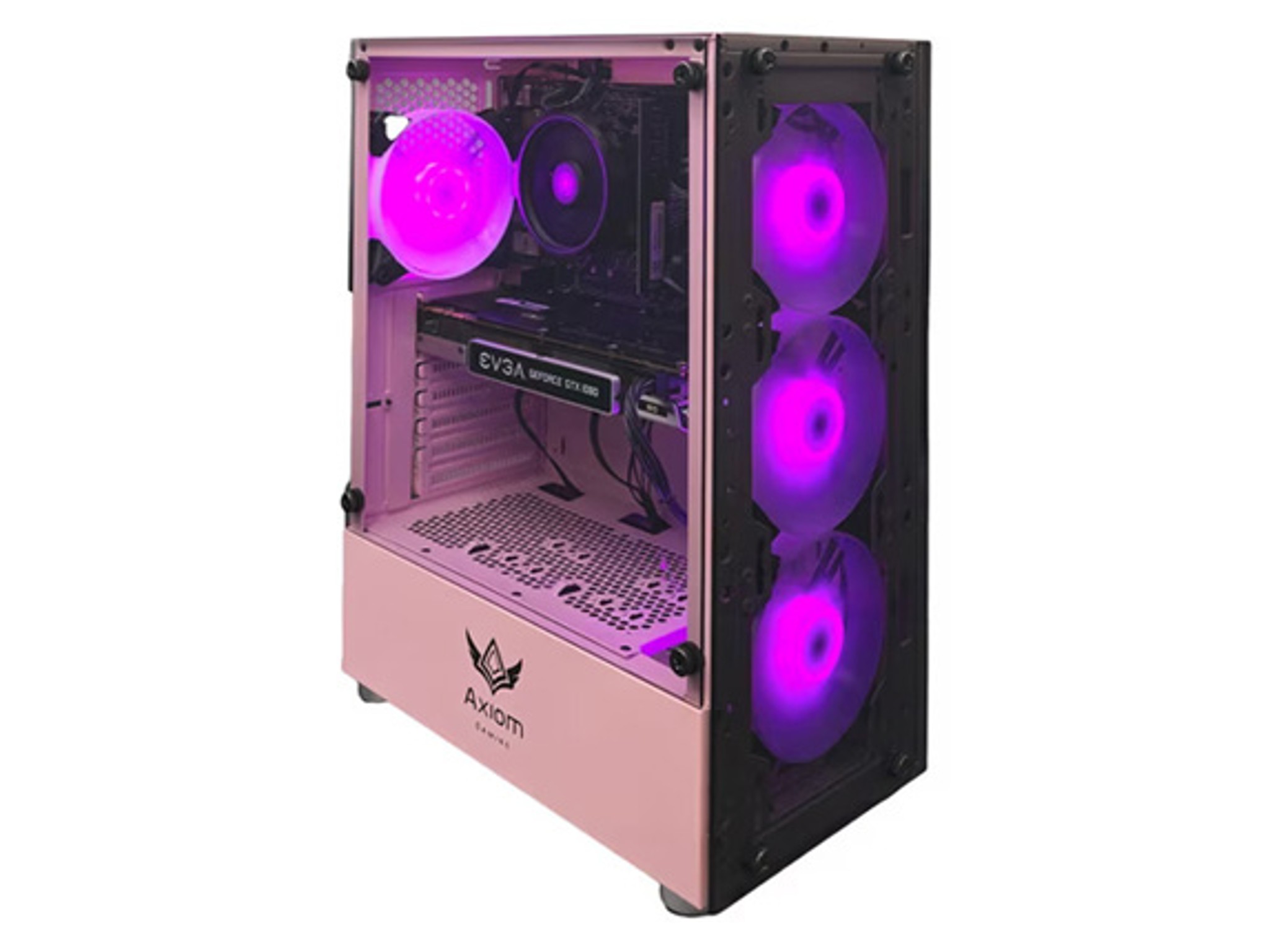 Axiom Gaming® GTX 1080 Pink Gaming PC - Ryzen 5 2600 | 16GB RAM | 512GB SSD