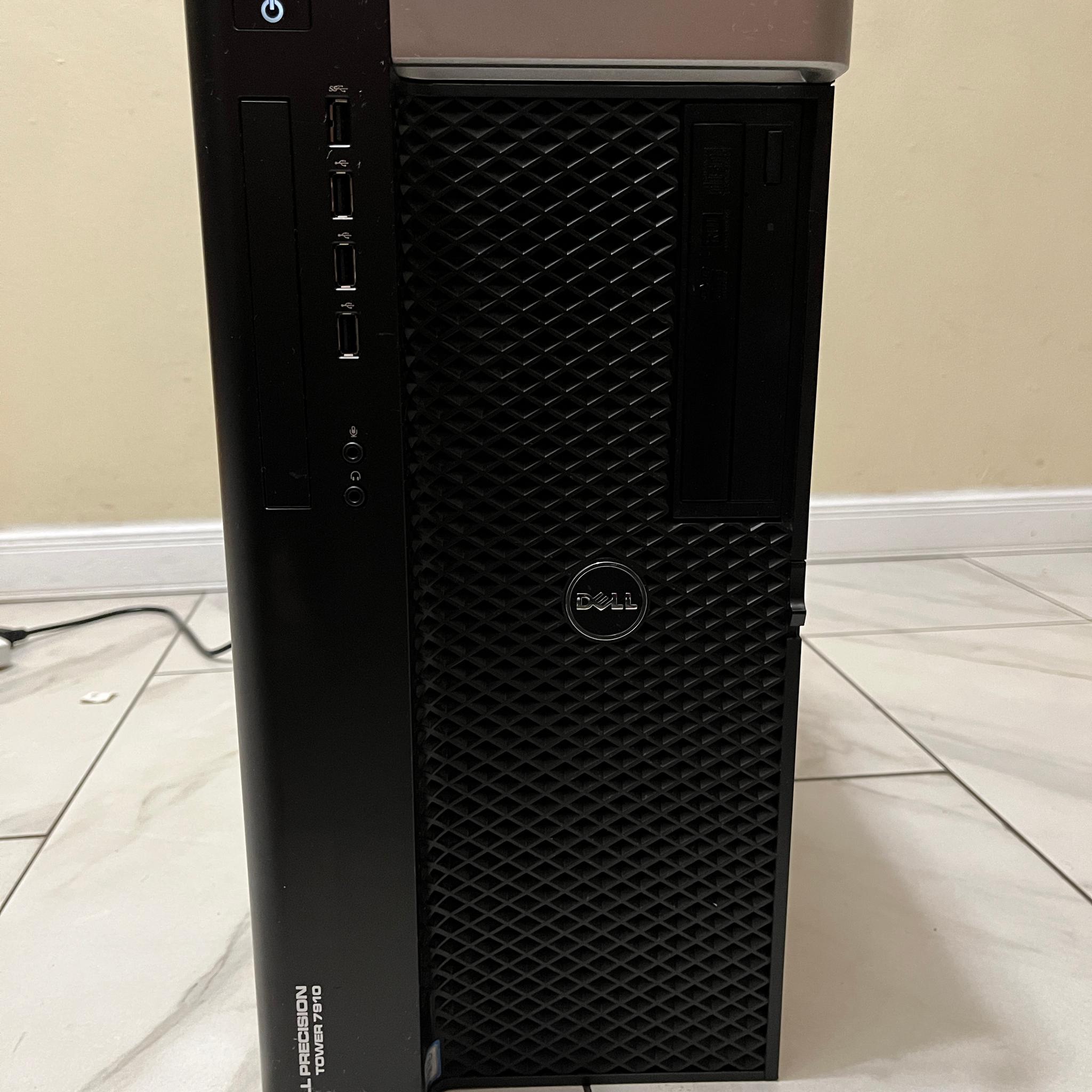 🔥NVIDIA GTX 1080 Ti, Intel Xeon 12 Core (Same as i7), 500 GB SSD, 12 GB RAM, Dell T7910 Gaming PC 🟢🔥