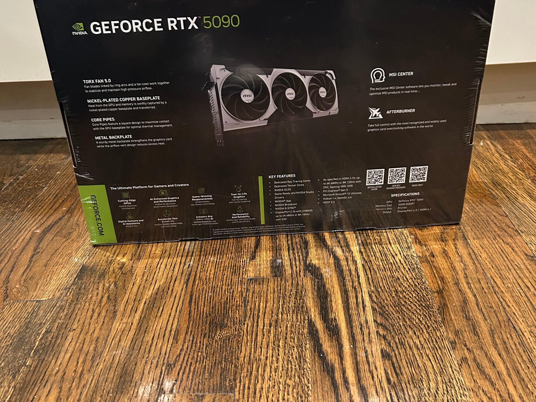 MSI GeForce RTX 5090 32G VENTUS 3X OC
