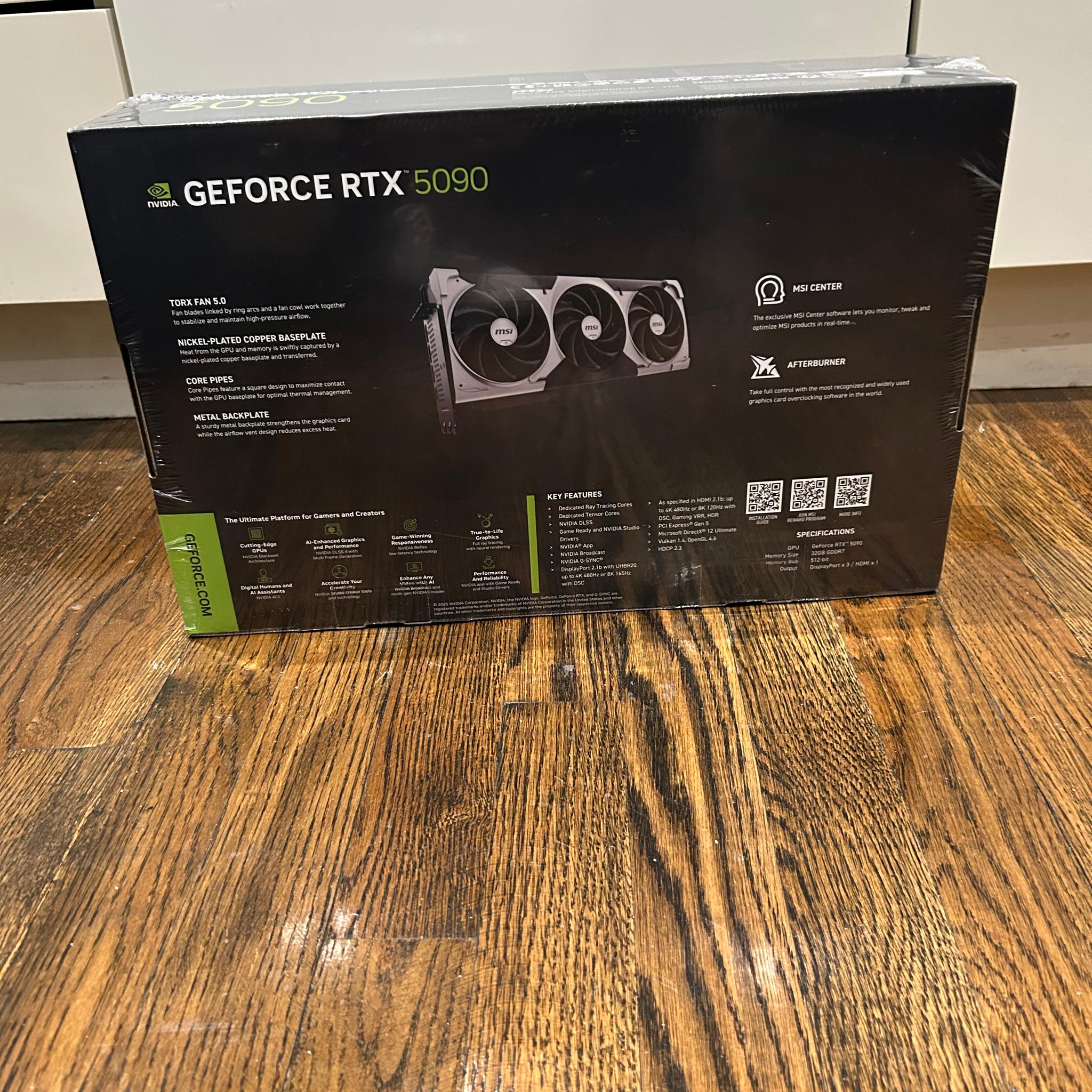 MSI GeForce RTX 5090 32G VENTUS 3X OC