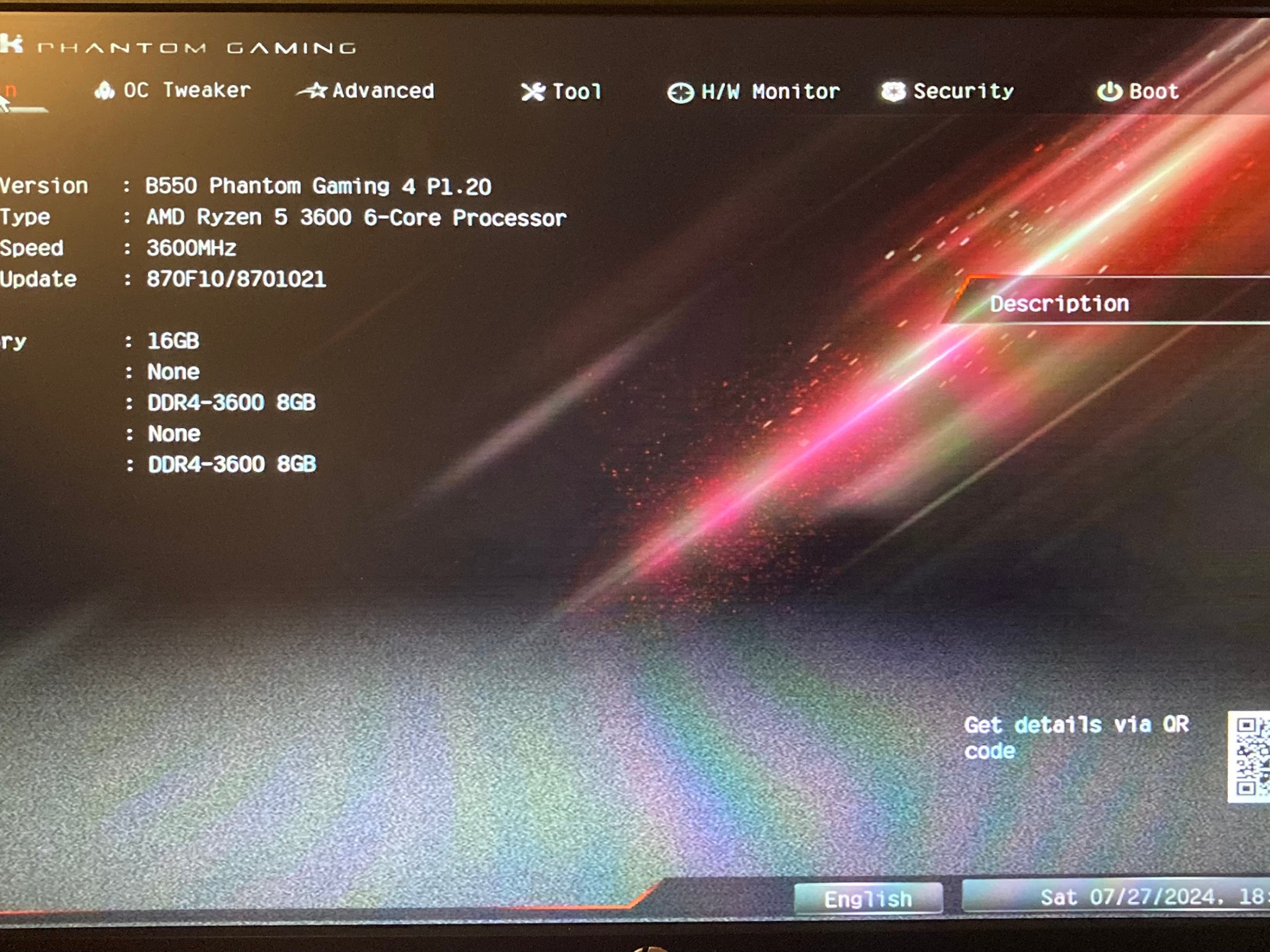 (AM4 COMBO) ASRock B550 + Ryzen 5 3600 + RGB Cooler + 16GB RGB DDR4 + 500GB NVME SSD