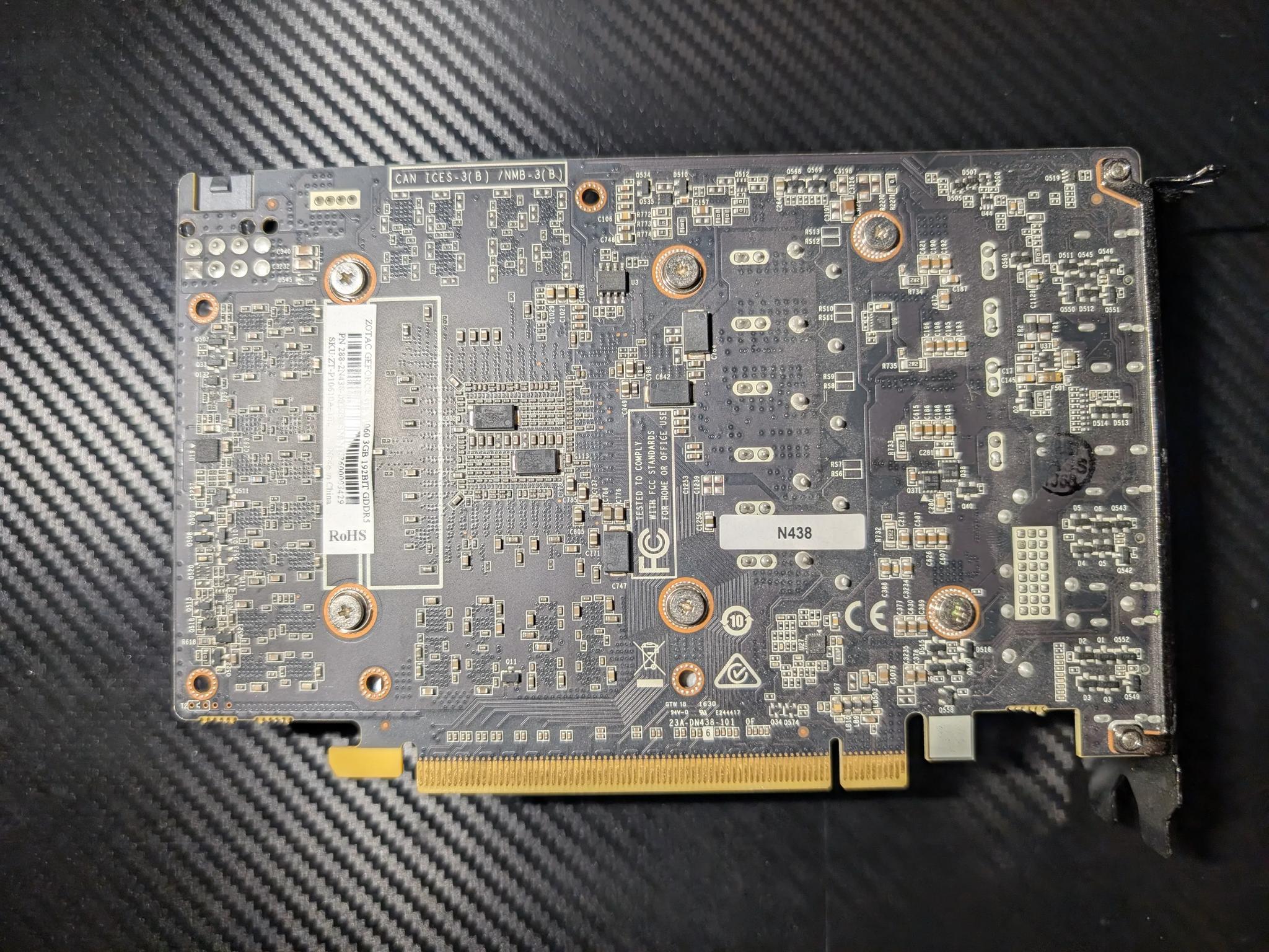 Zotac Nvidia GTX 1060 3gb