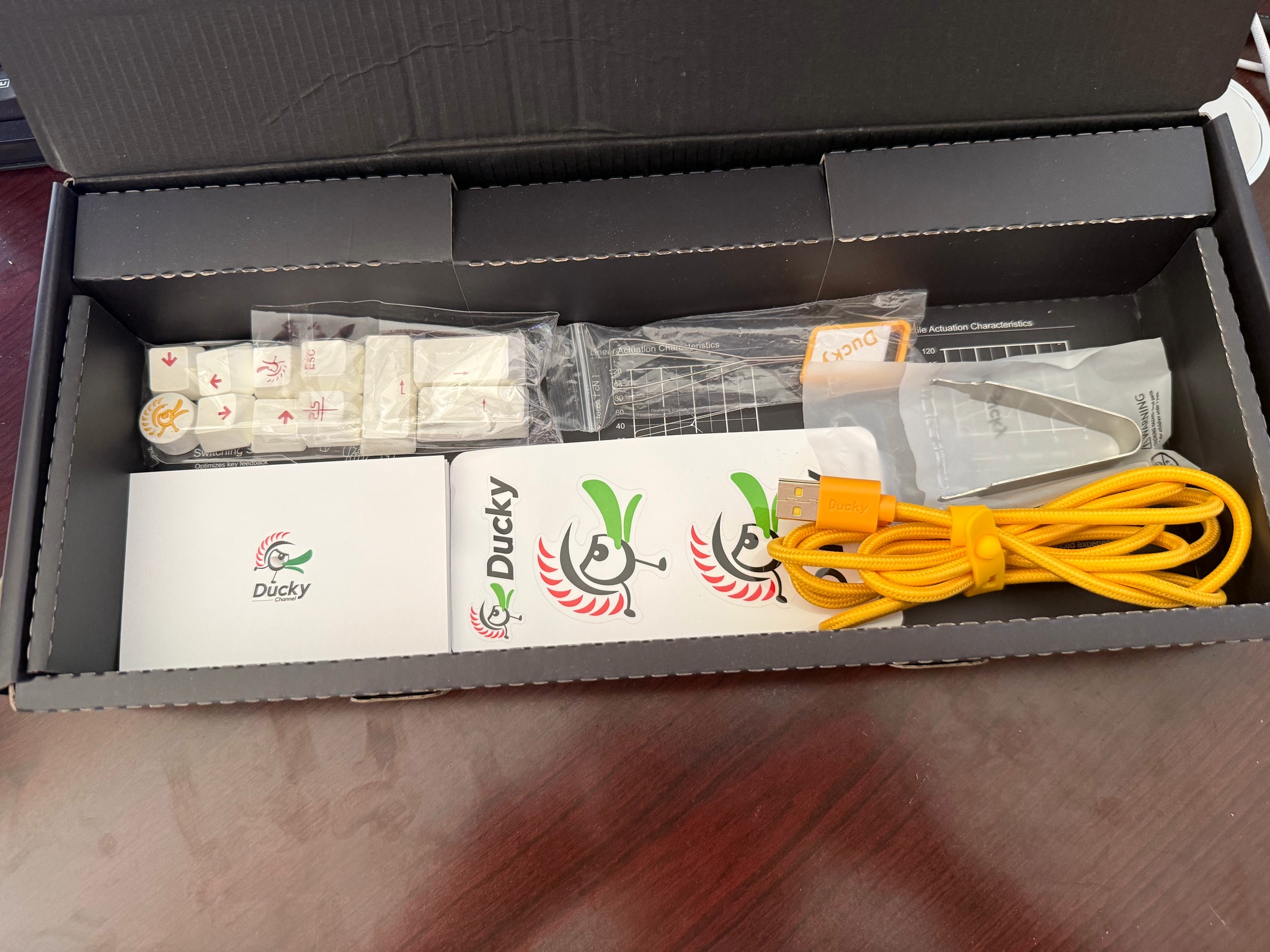 Yellow Ducky One 3 SF 65% Hotswap RGB Double Shot PBT Mechanical Keyboard