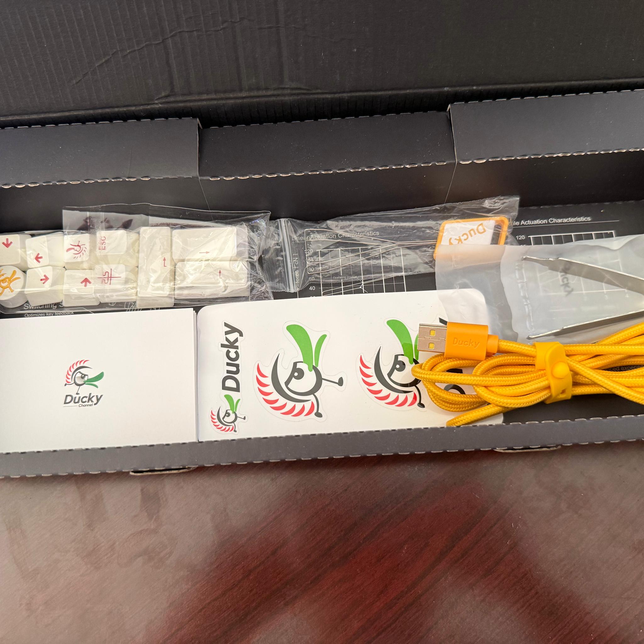 Yellow Ducky One 3 SF 65% Hotswap RGB Double Shot PBT Mechanical Keyboard