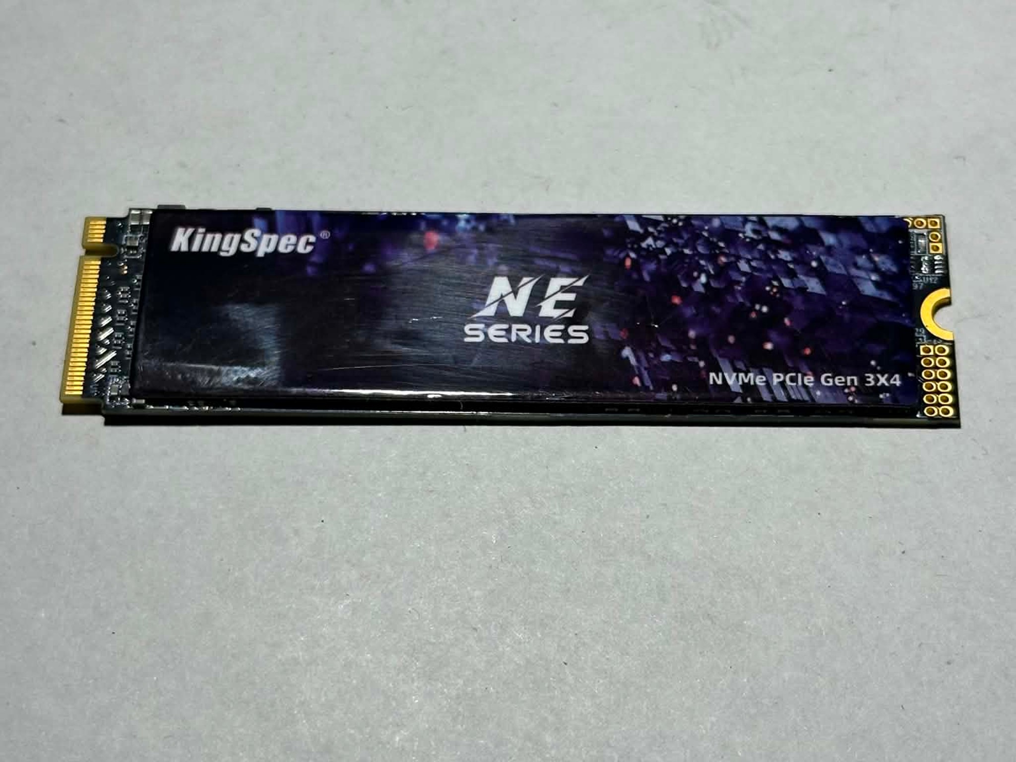 KingSpec NE Series 256GB M.2 NVMe PCIe Gen 3x4 SSD