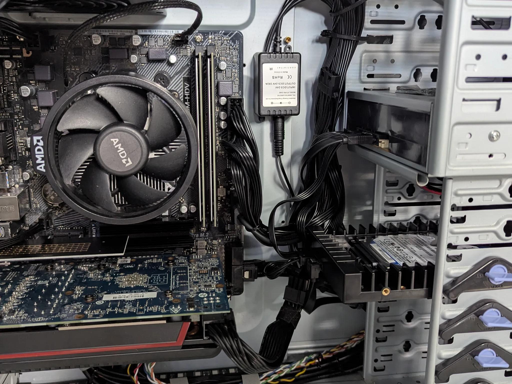 Ryzen 5 4650G | 16GB RAM | 512GB (2x256GB) NVMe |  RX 580 8GB GPU | 1TB HDD | WiFi+BT  | Gaming PC