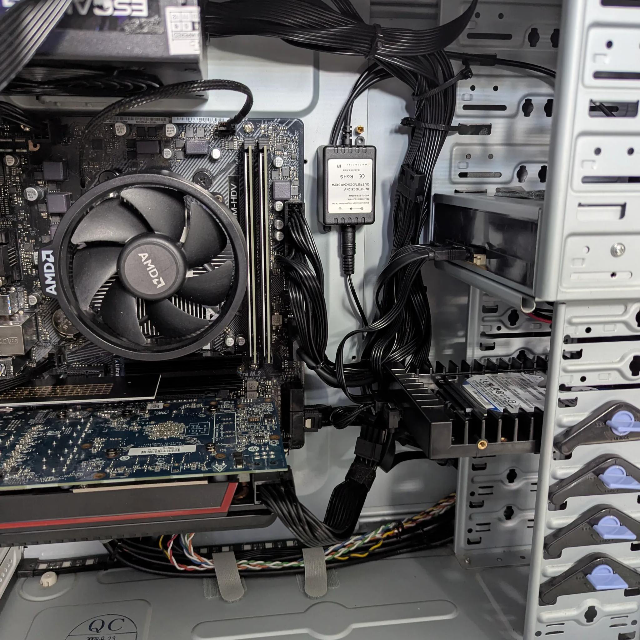 Ryzen 5 4650G | 16GB RAM | 512GB (2x256GB) NVMe |  RX 580 8GB GPU | 1TB HDD | WiFi+BT  | Gaming PC
