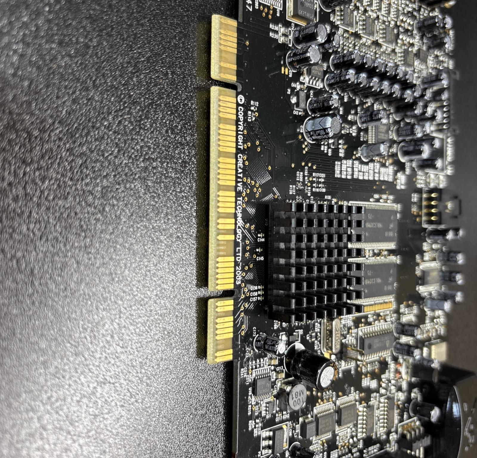 SOLD! Creative Labs Sound Blaster X-FI FATAL1TY Edition SB0460+SB0250