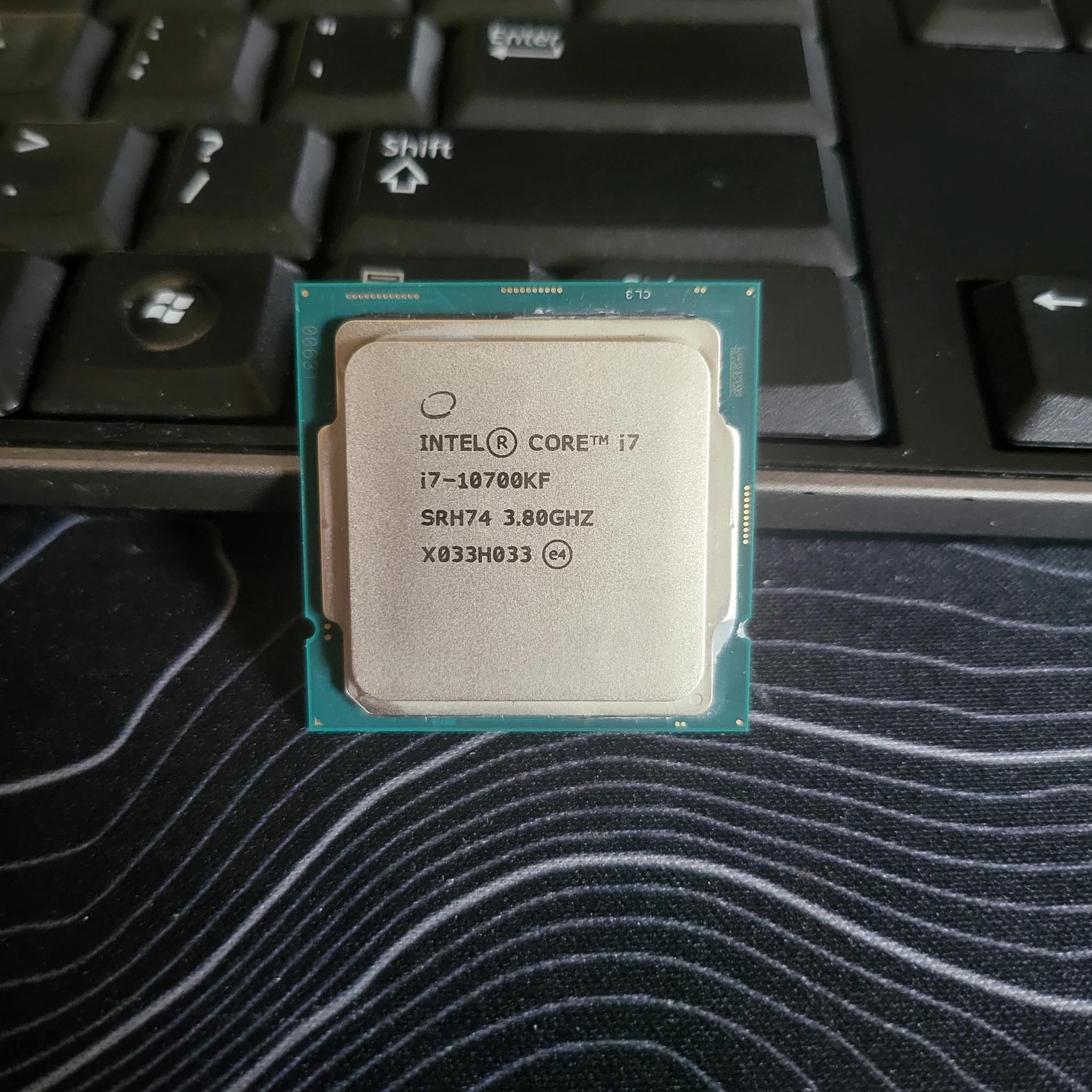 Intel Core i7-10700KF, 8 Cores, LGA 1200, 3.8GHz