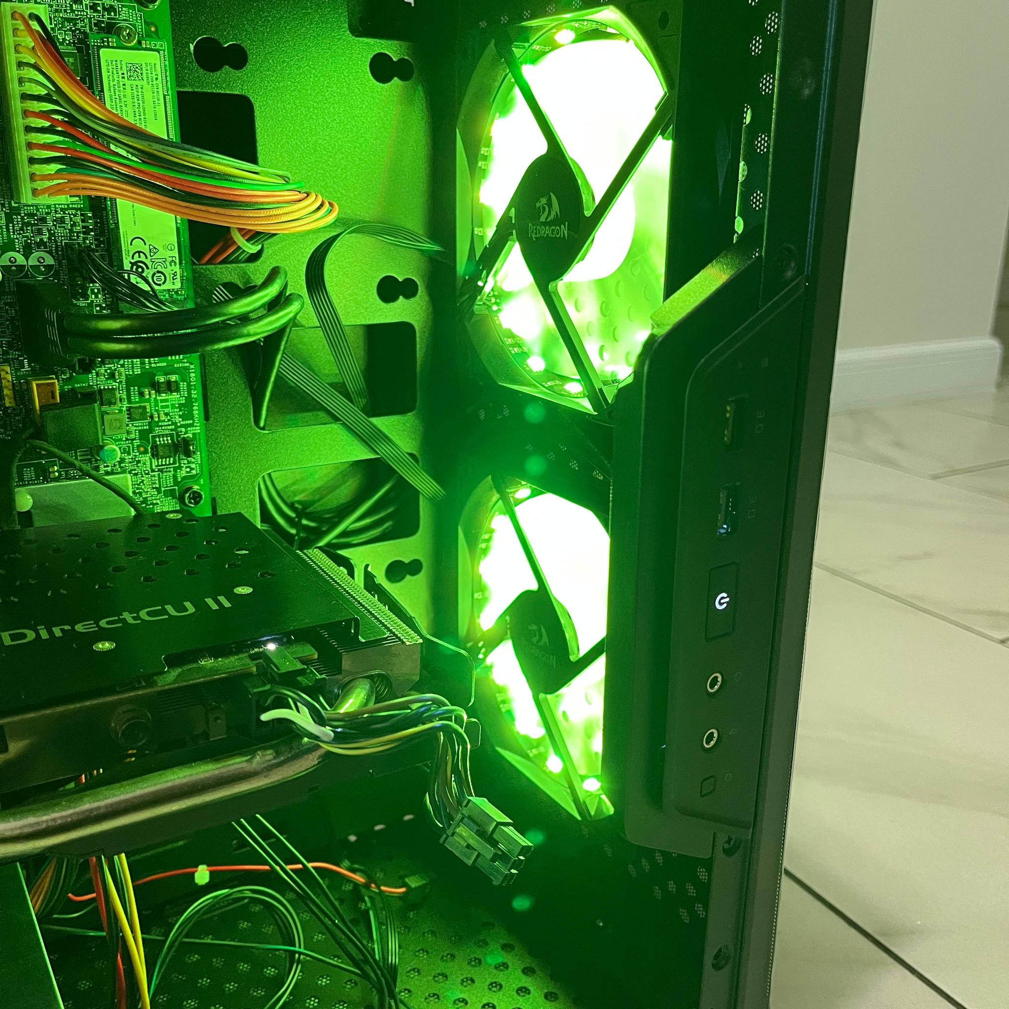 NVIDIA GTX 970, Intel Core i5-7400, 12GB RAM, 870 GB Storage - Budget RGB Gaming PC w/ Wi-Fi + BT