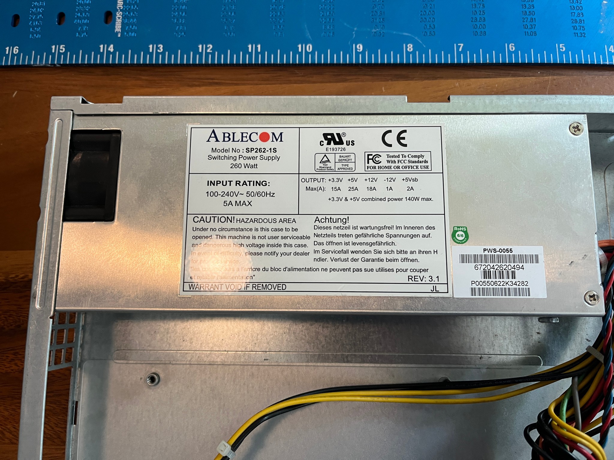 Supermicro CSE-512 1U Rack Mount Chassis 14.5" Mini ATX w 260W Power Supply