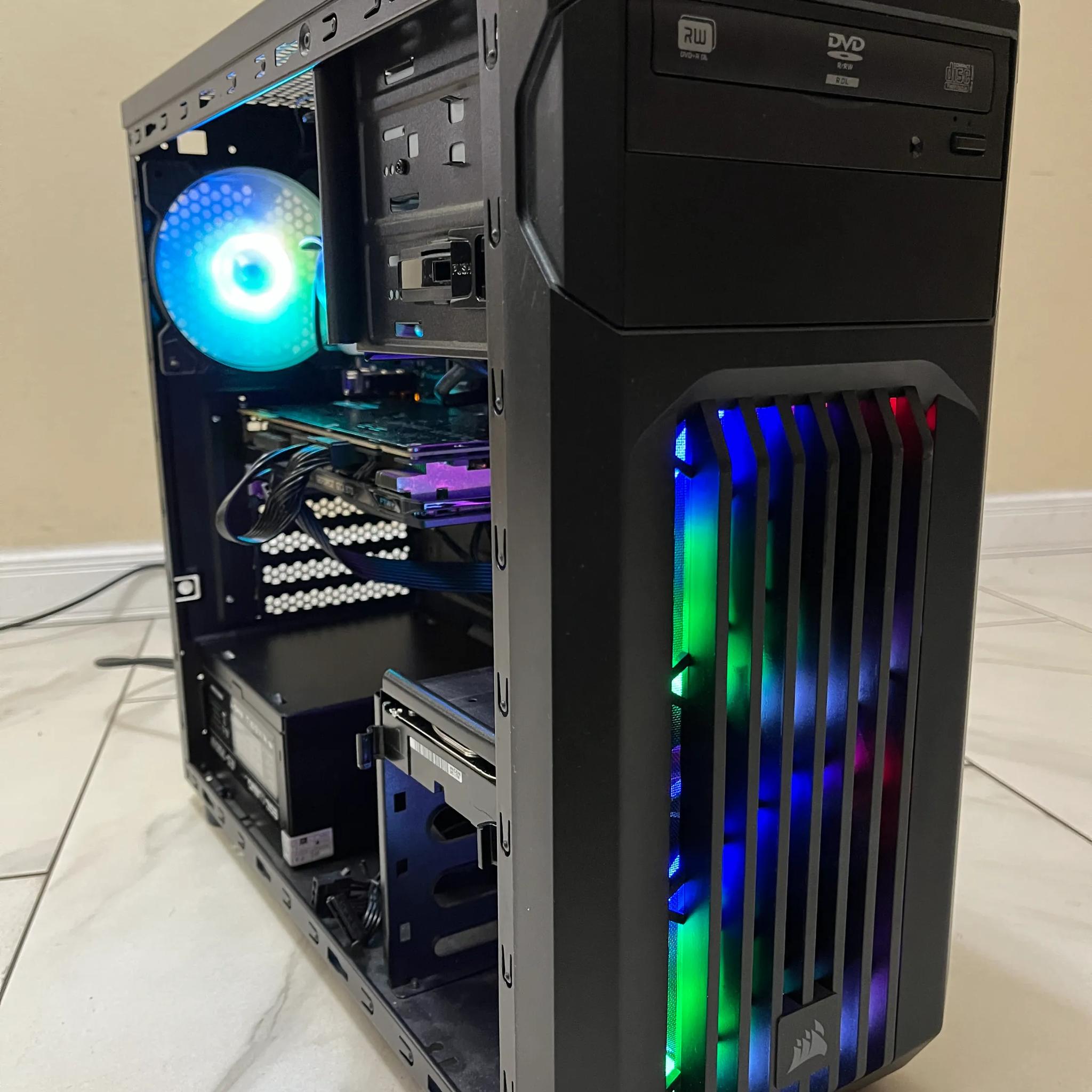 🔥 Budget Gaming PC – GTX 970, i7-7700k, 16GB DDR4 RAM, 256GB M.2 SSD+1TB HDD Fast & Powerful