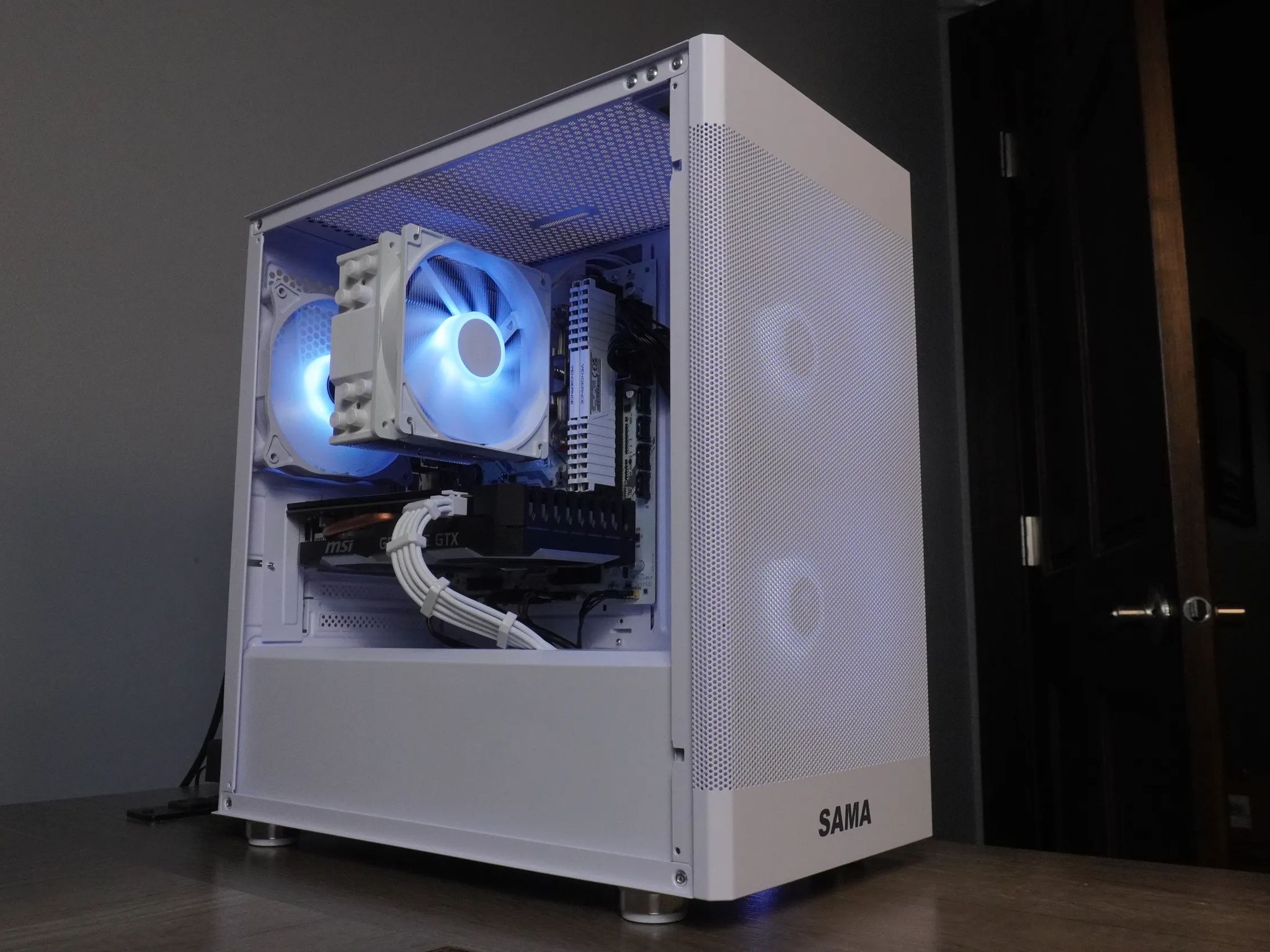 🤍ALL WHITE🤍 1080p GAMING MACHINE 💚GTX 1660 Super 🧡 Ryzen 5 5500 | 16GB | 1TB | WIFI