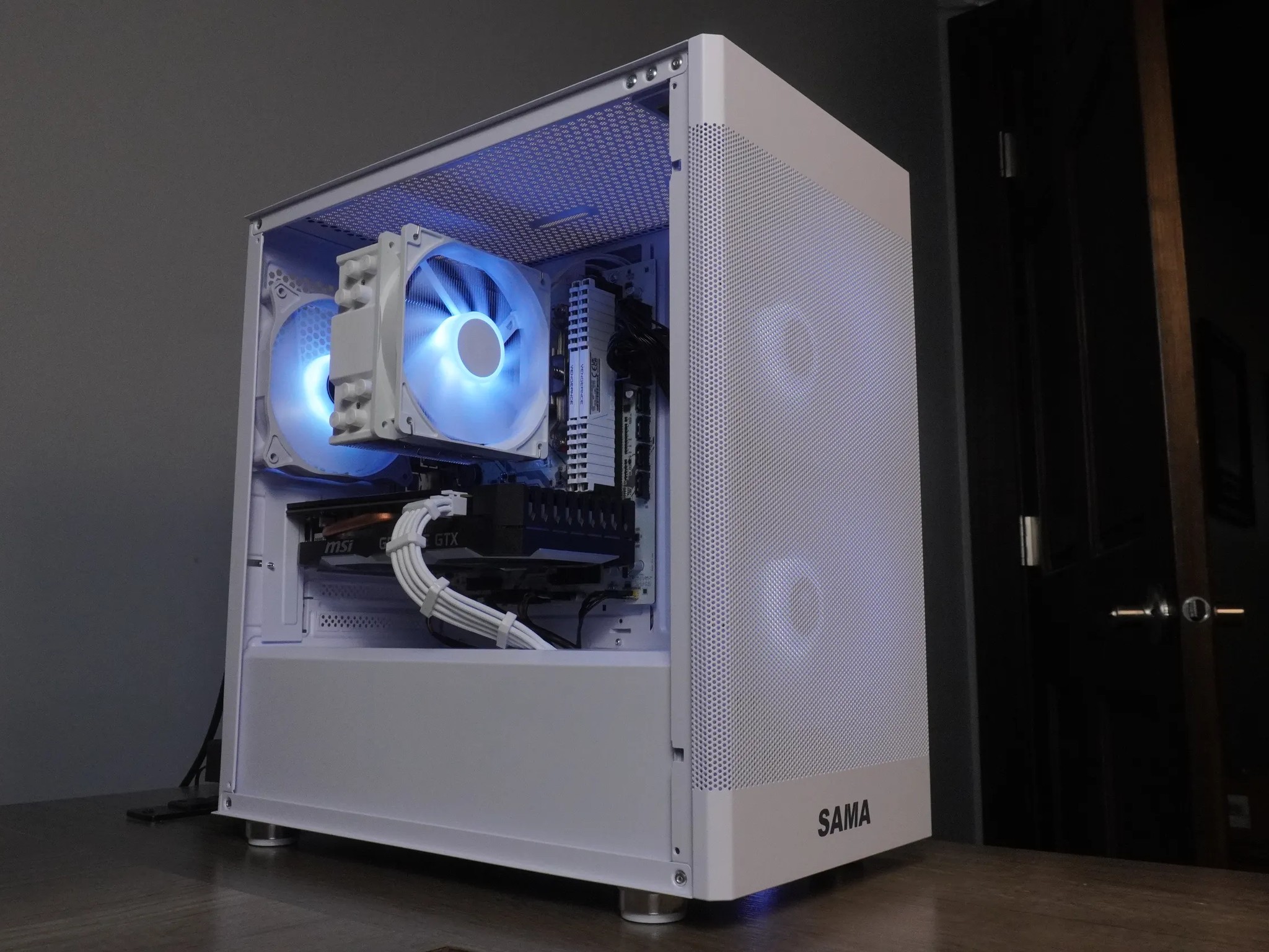 🤍ALL WHITE🤍 1080p GAMING MACHINE 💚GTX 1660 Super 🧡 Ryzen 5 5500 | 16GB | 1TB | WIFI