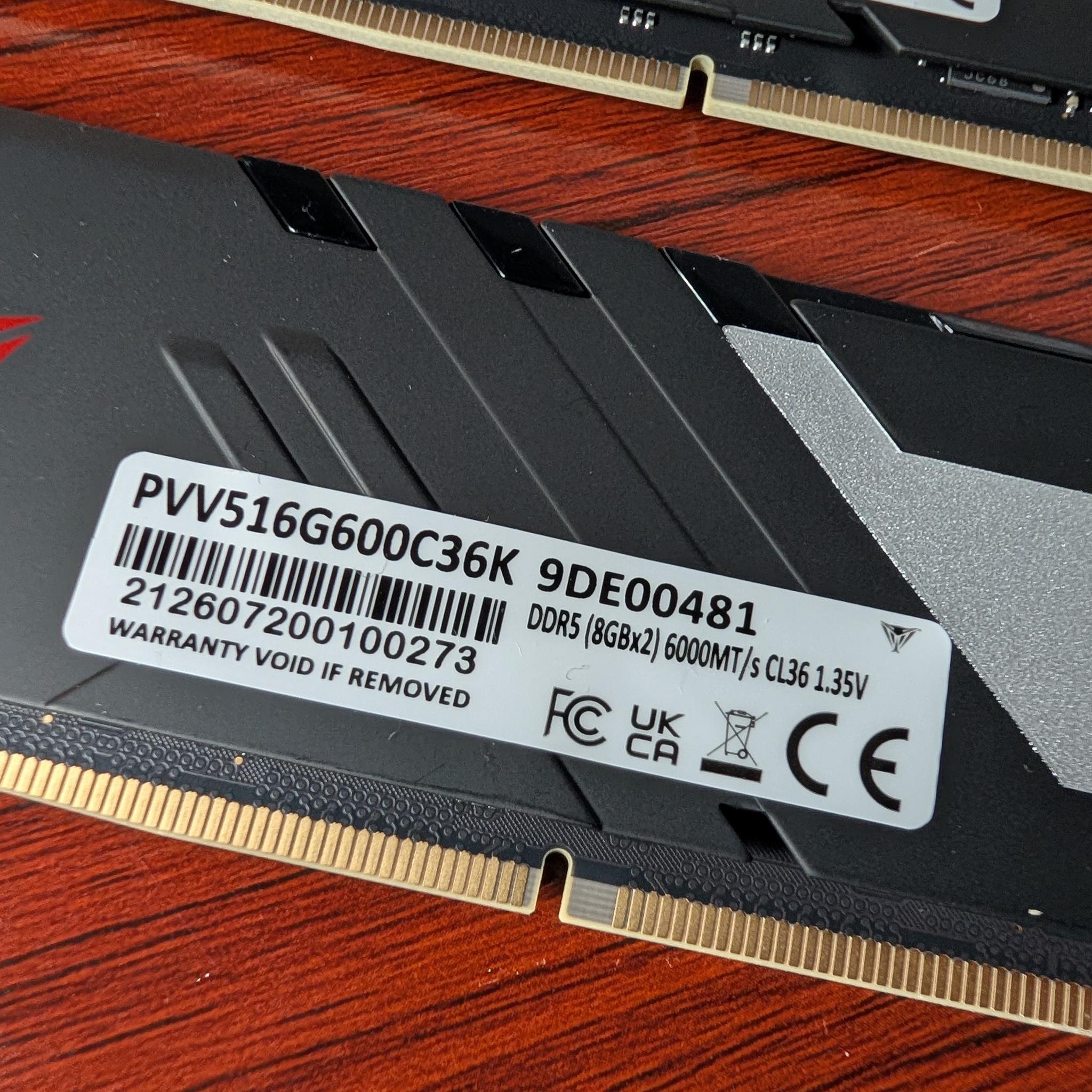 Patriot Viper Venom 16GB (2x8GB) DDR5 6000 CL36 RAM