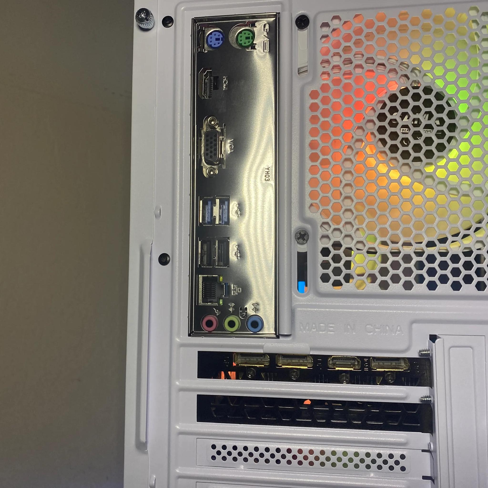 🤍 Custom Built White RGB Gaming PC 🤍 | Windows 11, GTX 1660, Ryzen 5 | Fortnite, Cyberpunk, more!