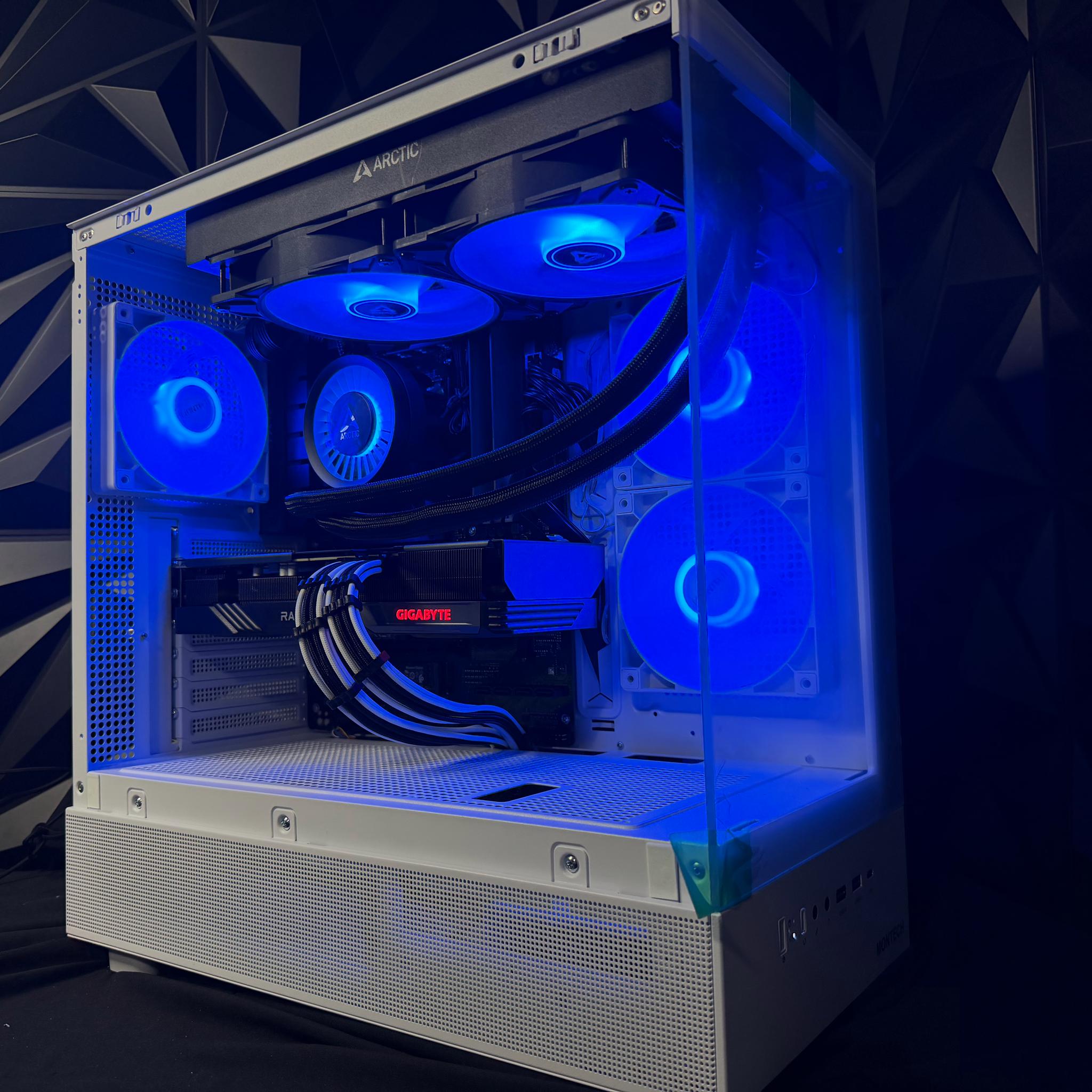 ⚪⚫🔥 YIN YANG BANG 9676 🔥⚫⚪ Ryzen 5 9600X| RX 7600XT 16 GB | 1.5 TB NVMe| 16 GB DDR5| 650W PSU