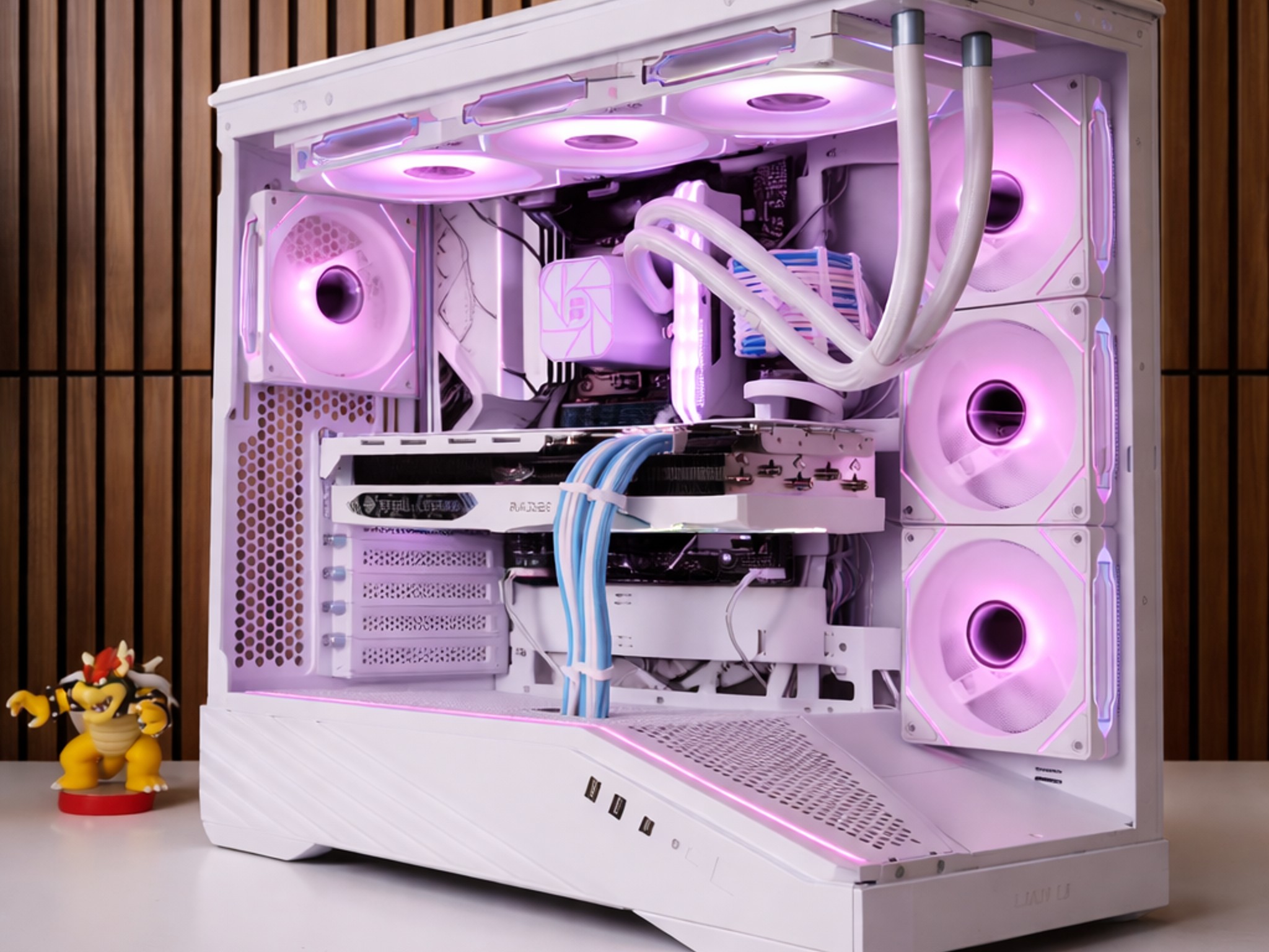 RX 7800 XT 16GB Gaming PC – i7-12700K – 32GB RAM –  NVMe – 1440p Ultra - win11/BT - white