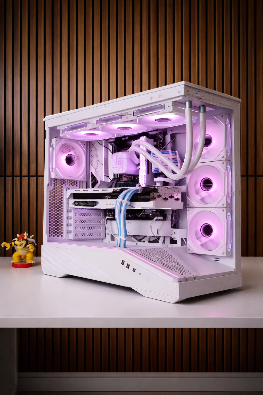 RX 7800 XT 16GB Gaming PC – i7-12700K – 32GB RAM –  NVMe – 1440p Ultra - win11/BT - white
