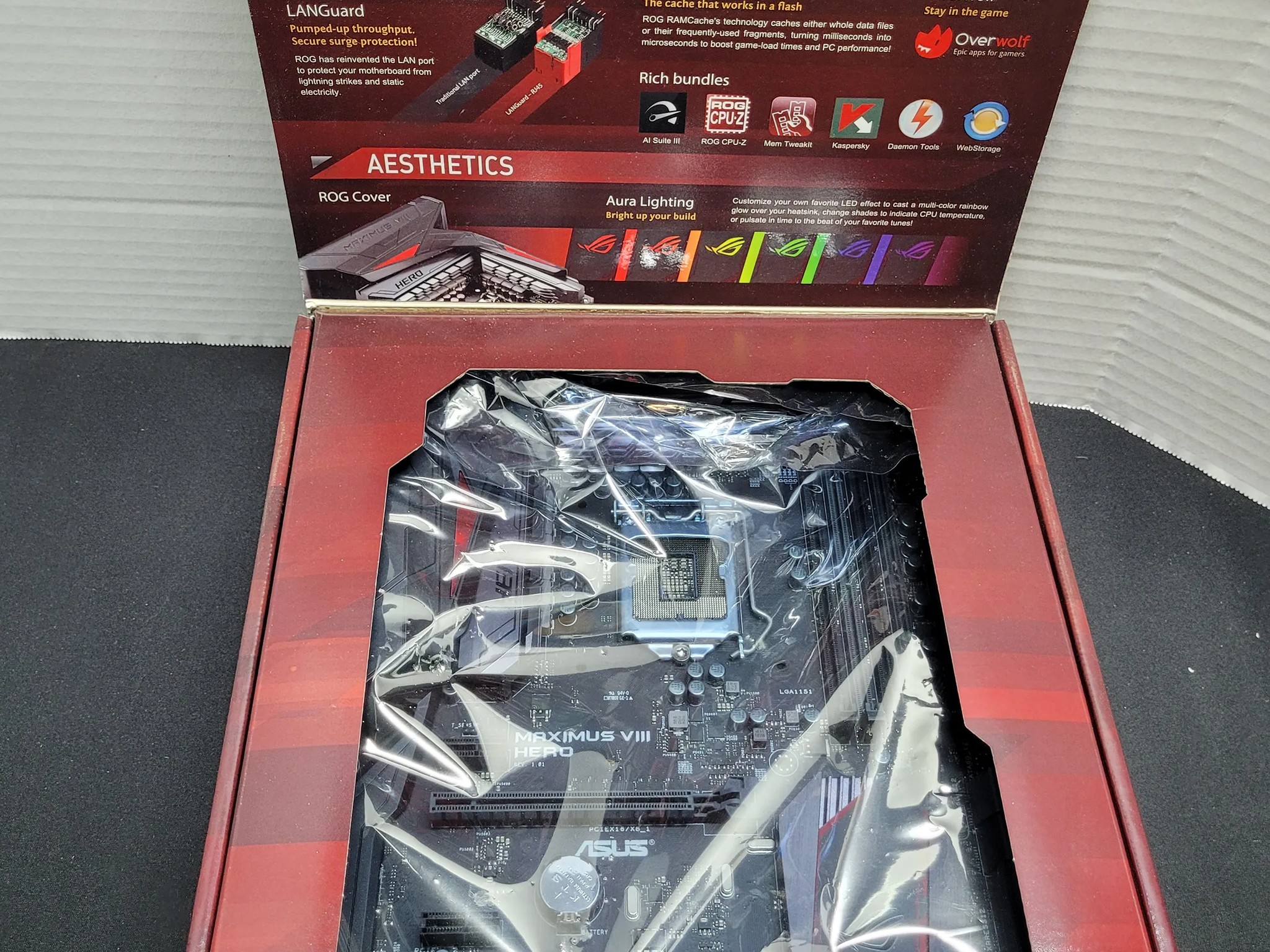 ROG Strix Maximus VIII Hero Z170 - *READ DESCRIPTION*